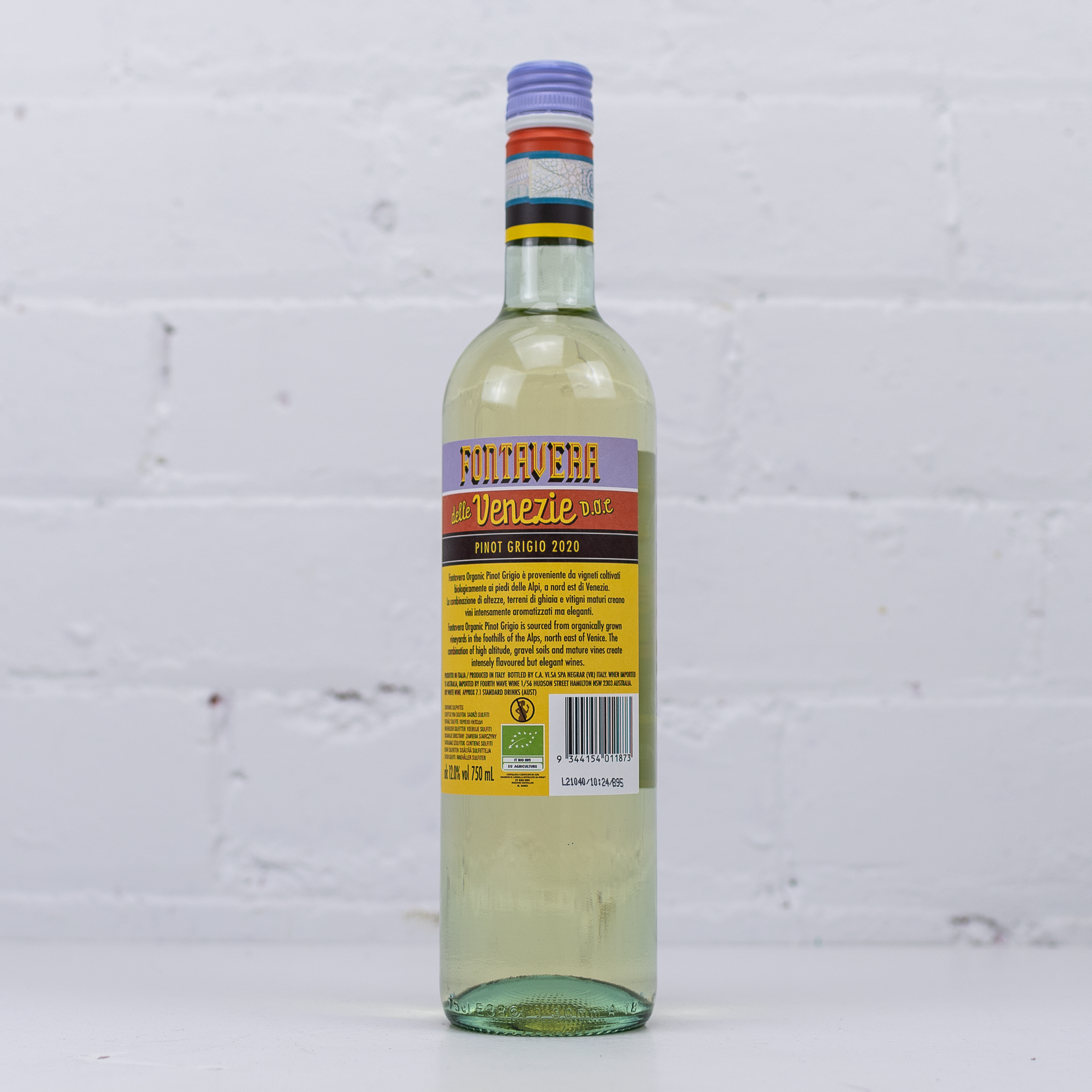 Fontavera - Organic Pinot Grigio 750ml