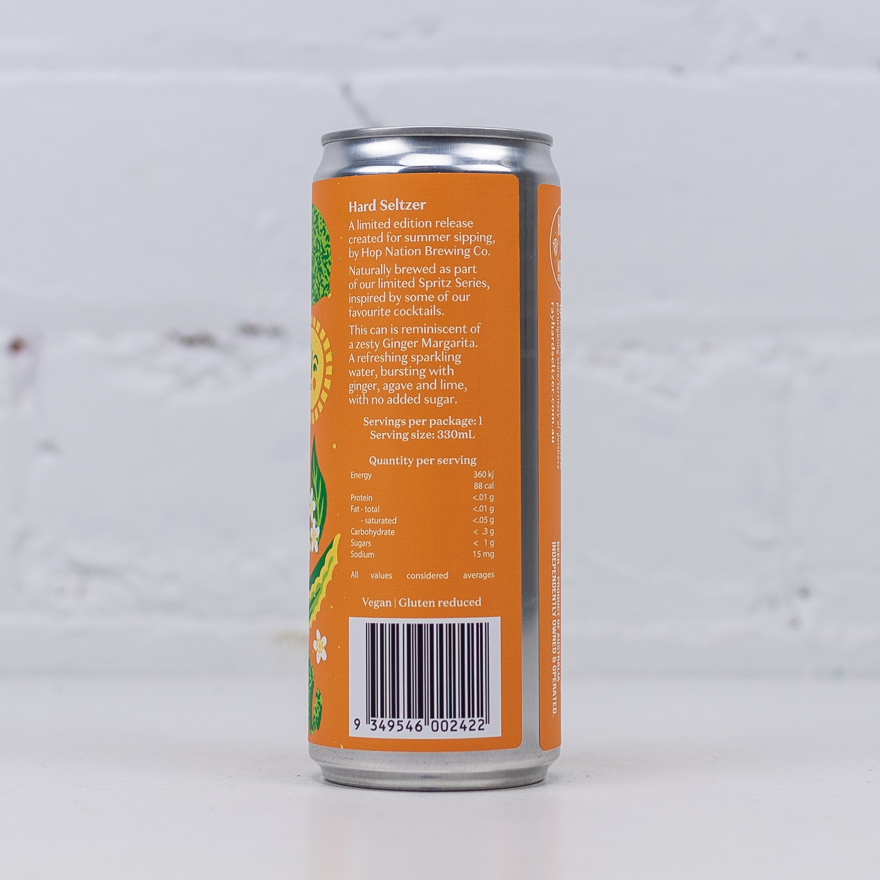 Hop Nation - Ray Agave Ginger & Lime Seltzer