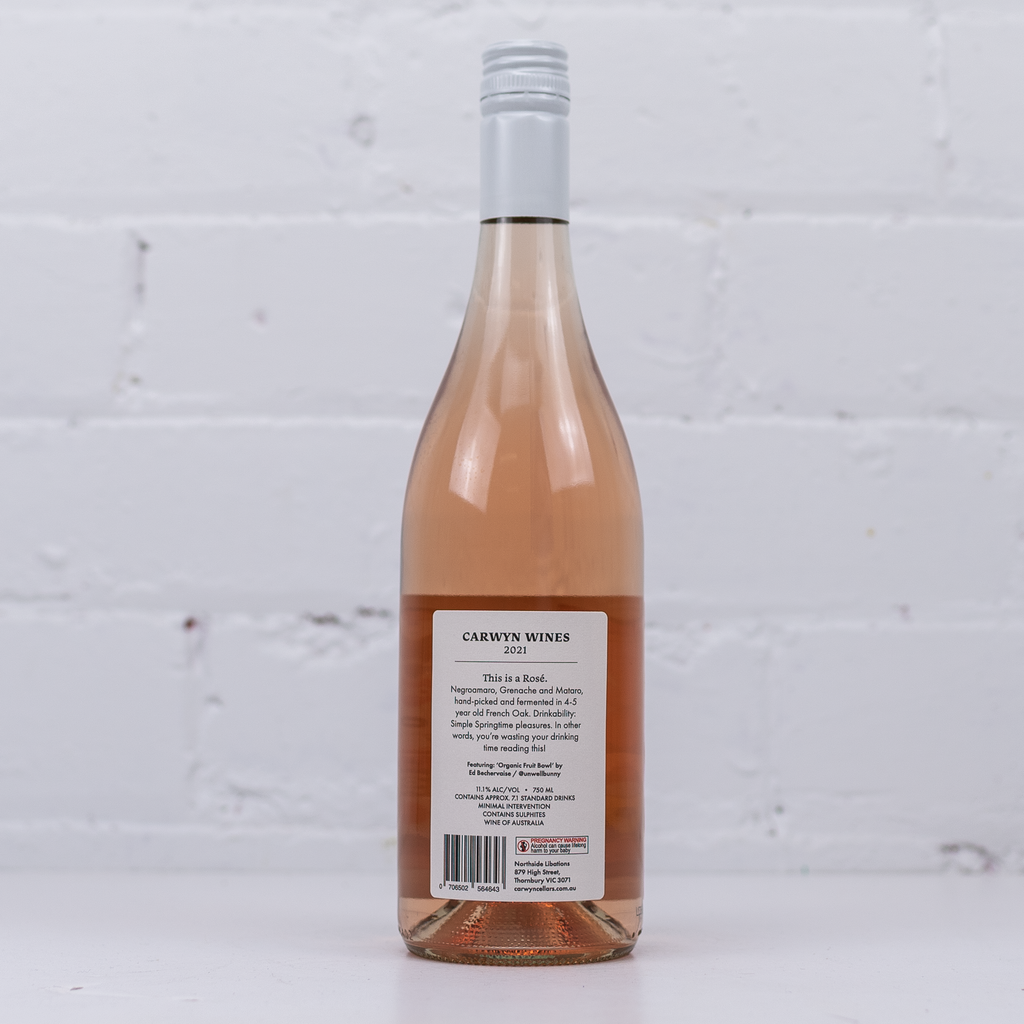 Carwyn Wines - Rose 2021 750ml