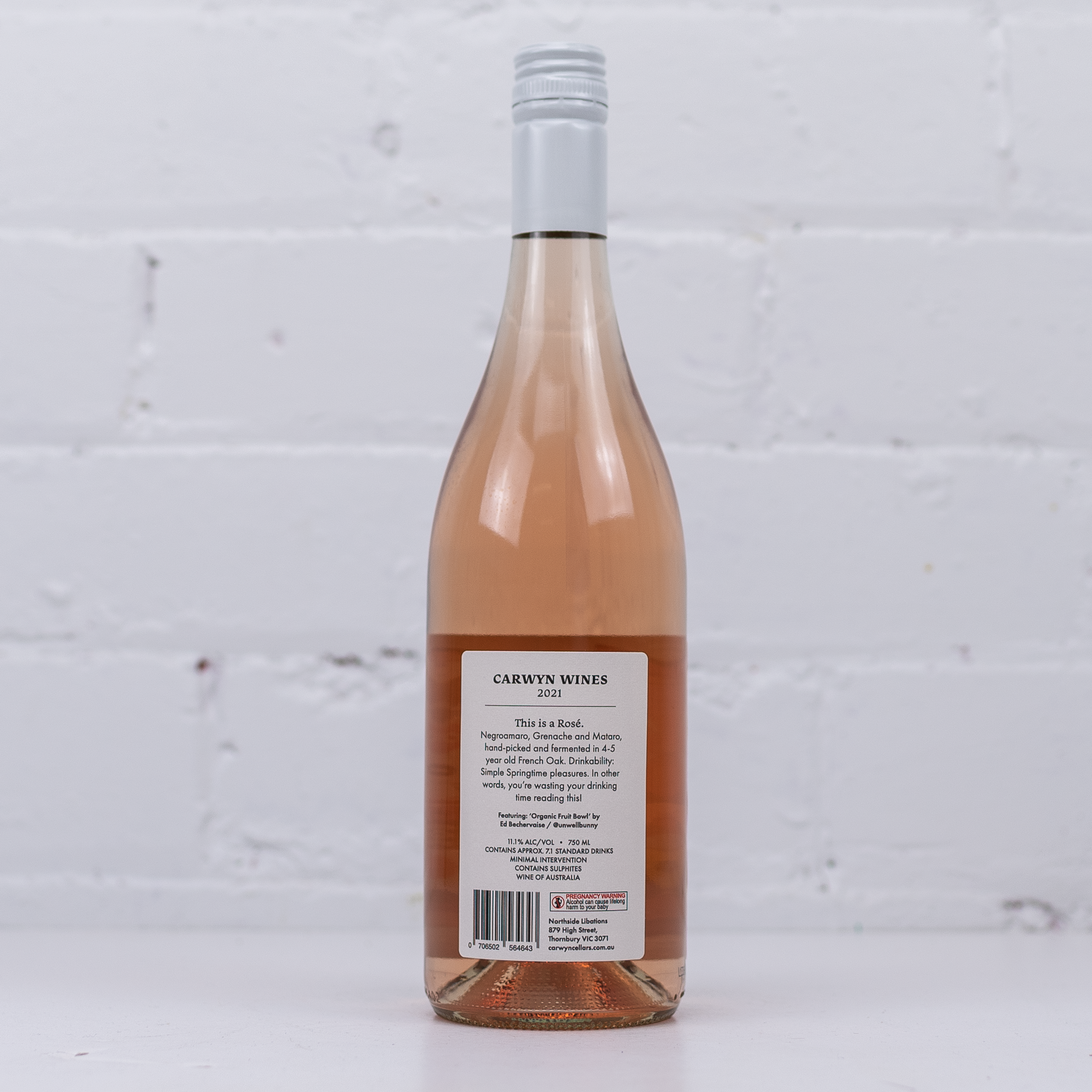 Carwyn Wines - Rose 2021 750ml