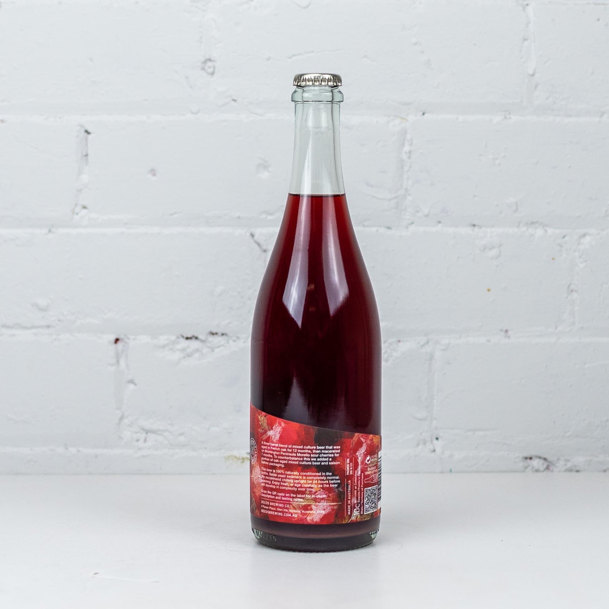 Deeds - Scarlet Apparition BA Mixed Culture Ale with Morello Cherries 750ml