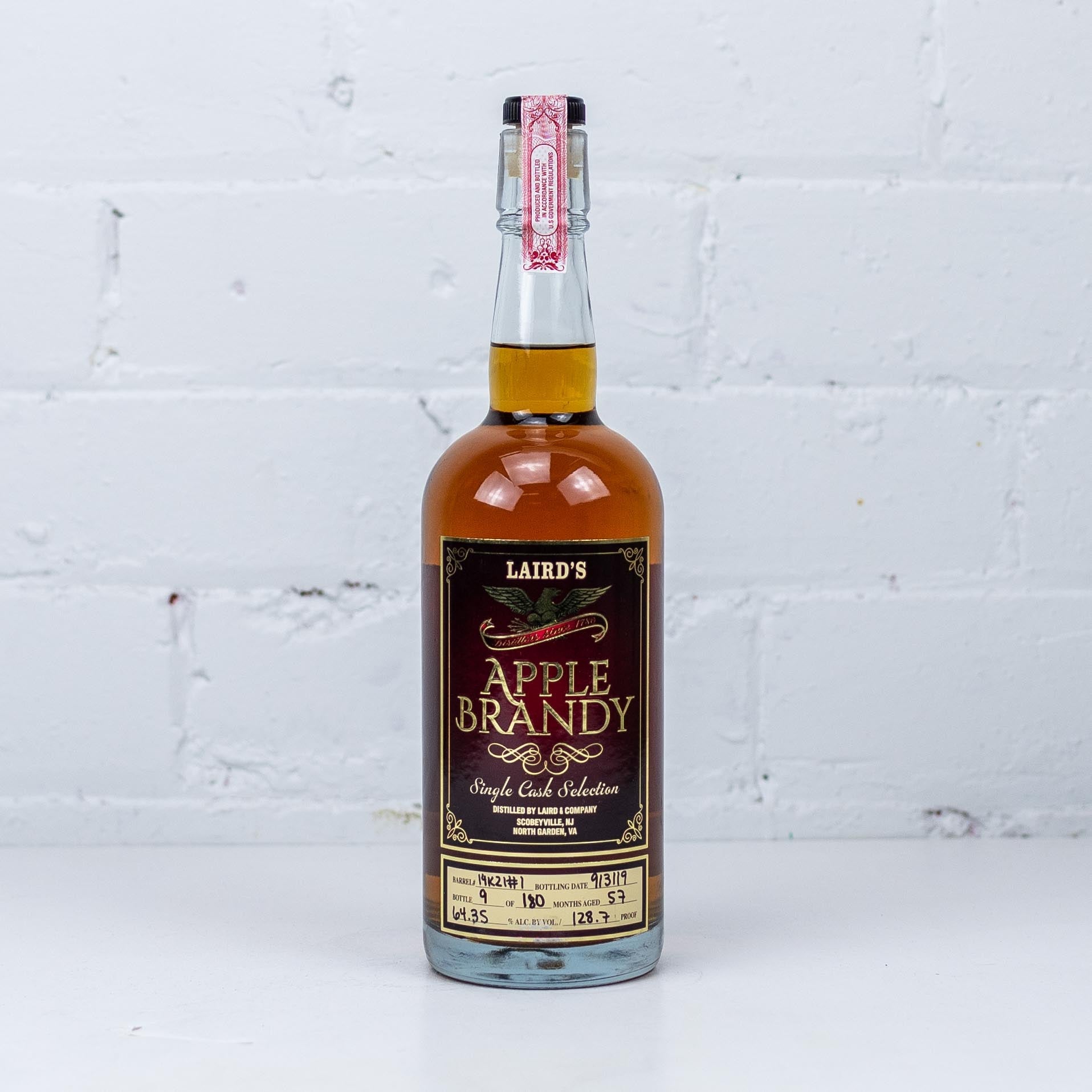 Laird's - Apple Brandy Single Cask Selection 64.35% 750ml