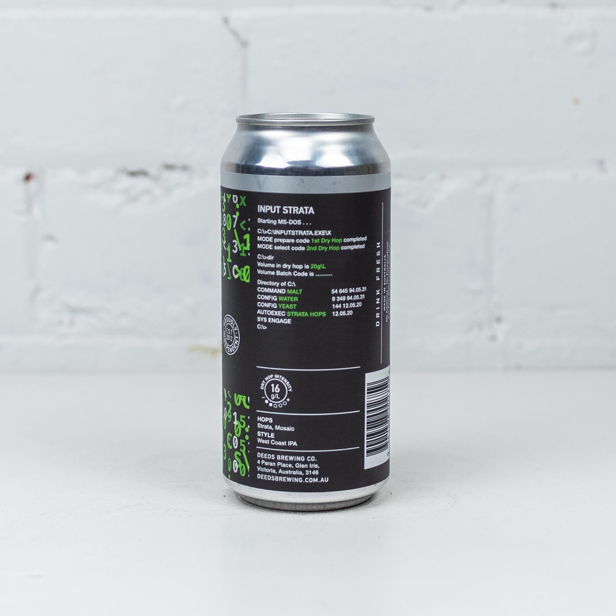 Deeds - Input Strata West Coast IPA