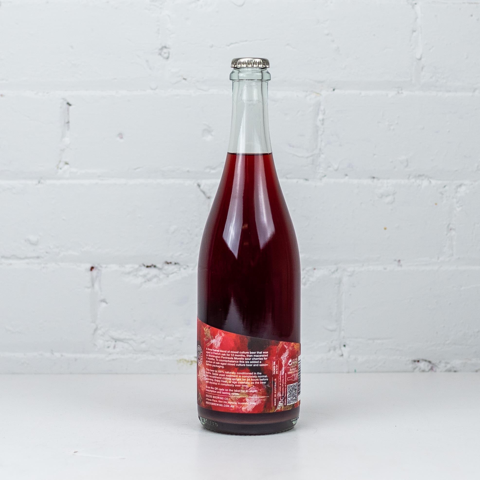 Deeds - Scarlet Apparition BA Mixed Culture Ale with Morello Cherries 750ml