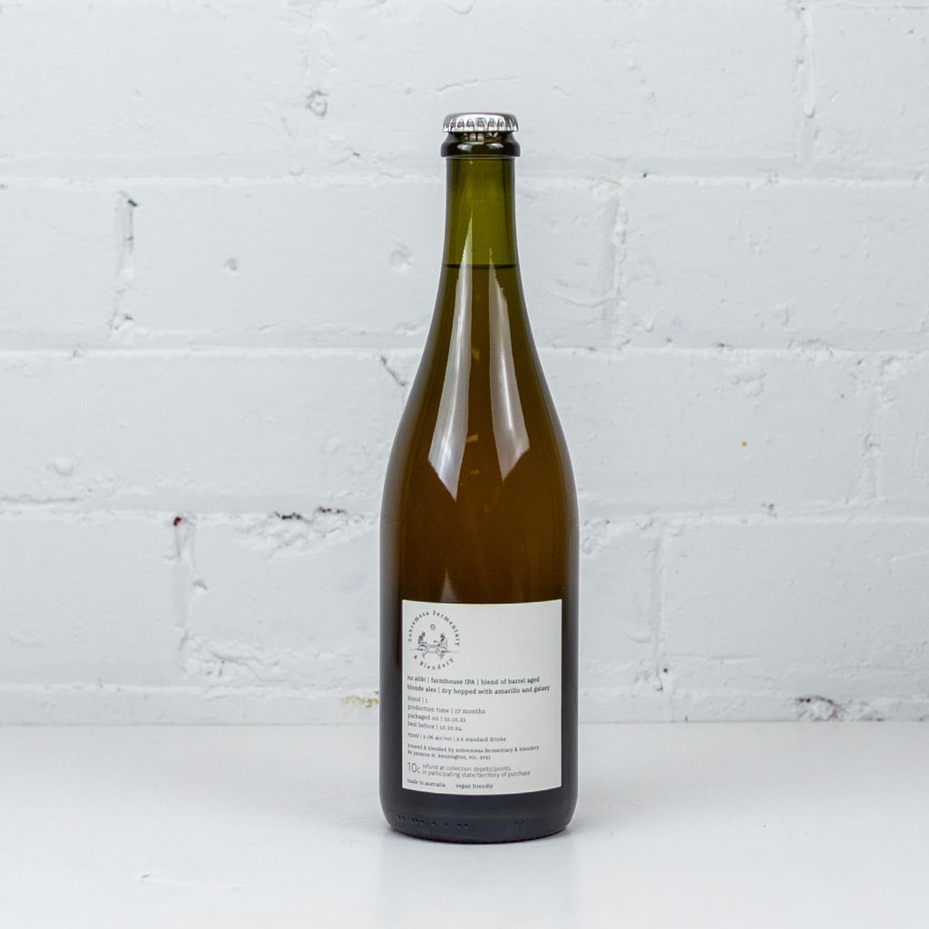 Sobremesa - No Alibi Farmhouse IPA 750ml