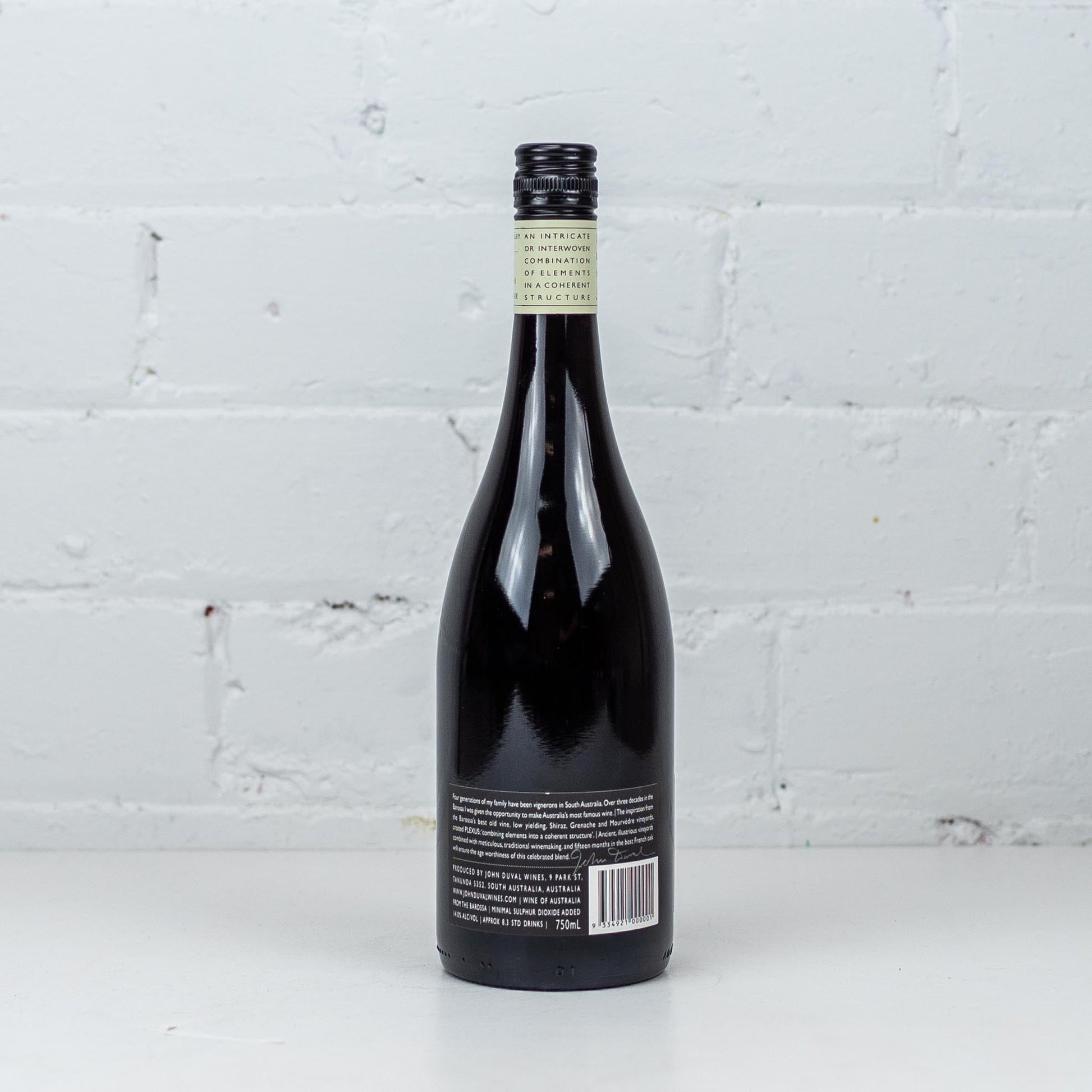 John Duval - Plexus Red 2017 750ml