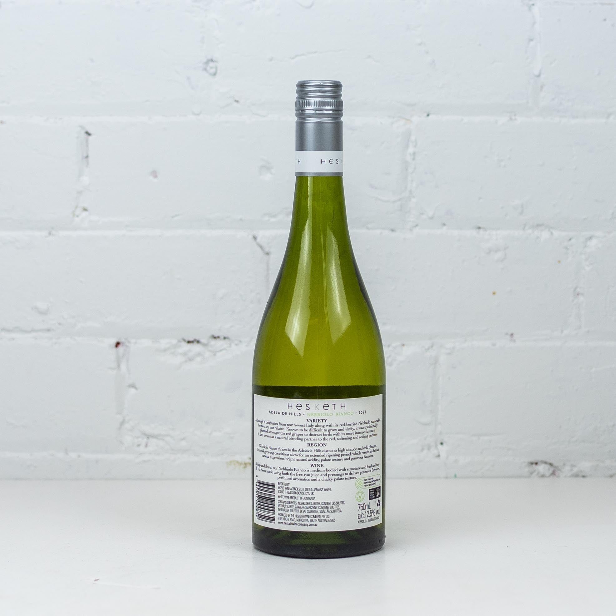 Hesketh - Nebbiolo Bianco 2021 750ml