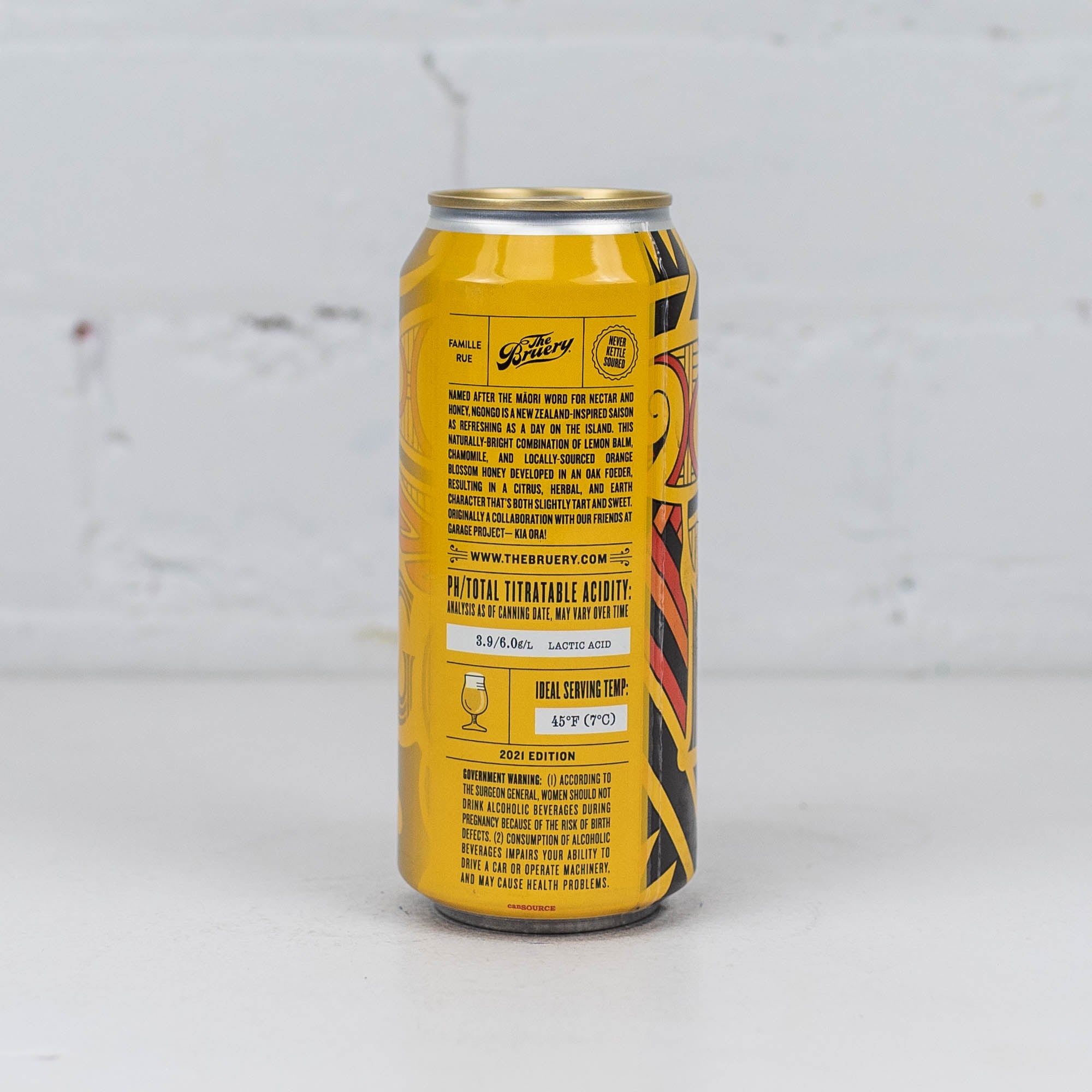 Bruery Terreux x Garage Project 'Ngongo' Saison 473ml