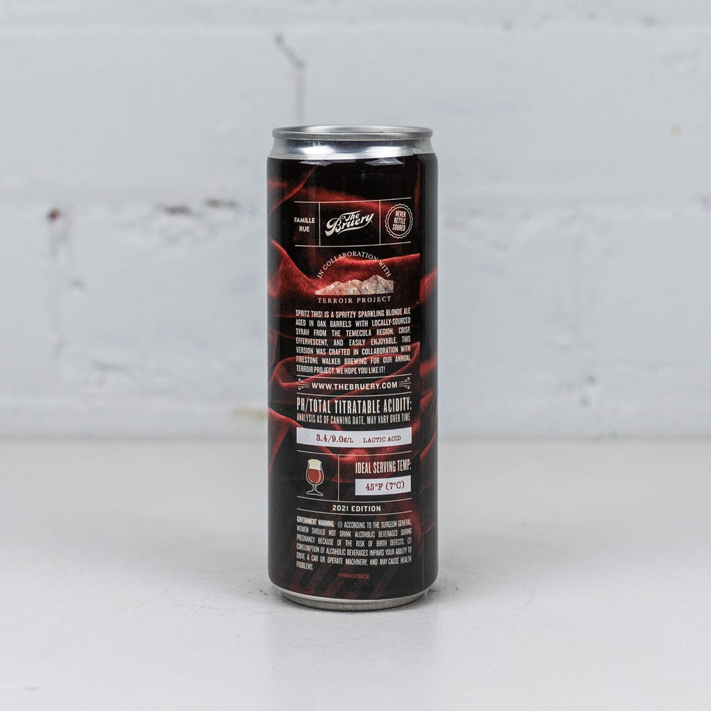 Bruery Terreux x Firestone Walker 'Spritz This!' 355ml