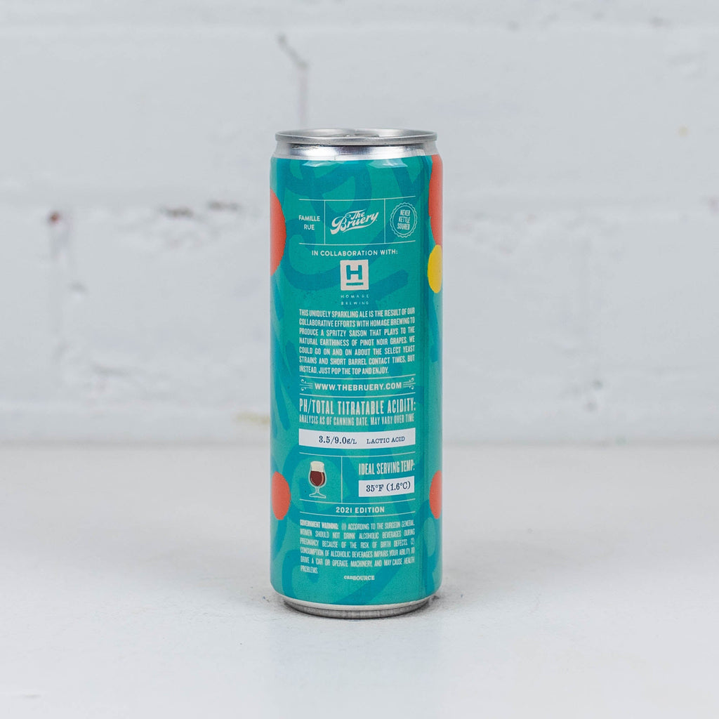 Bruery Terreux - Pinot Pop Oak Aged Sparkling Ale 355ml