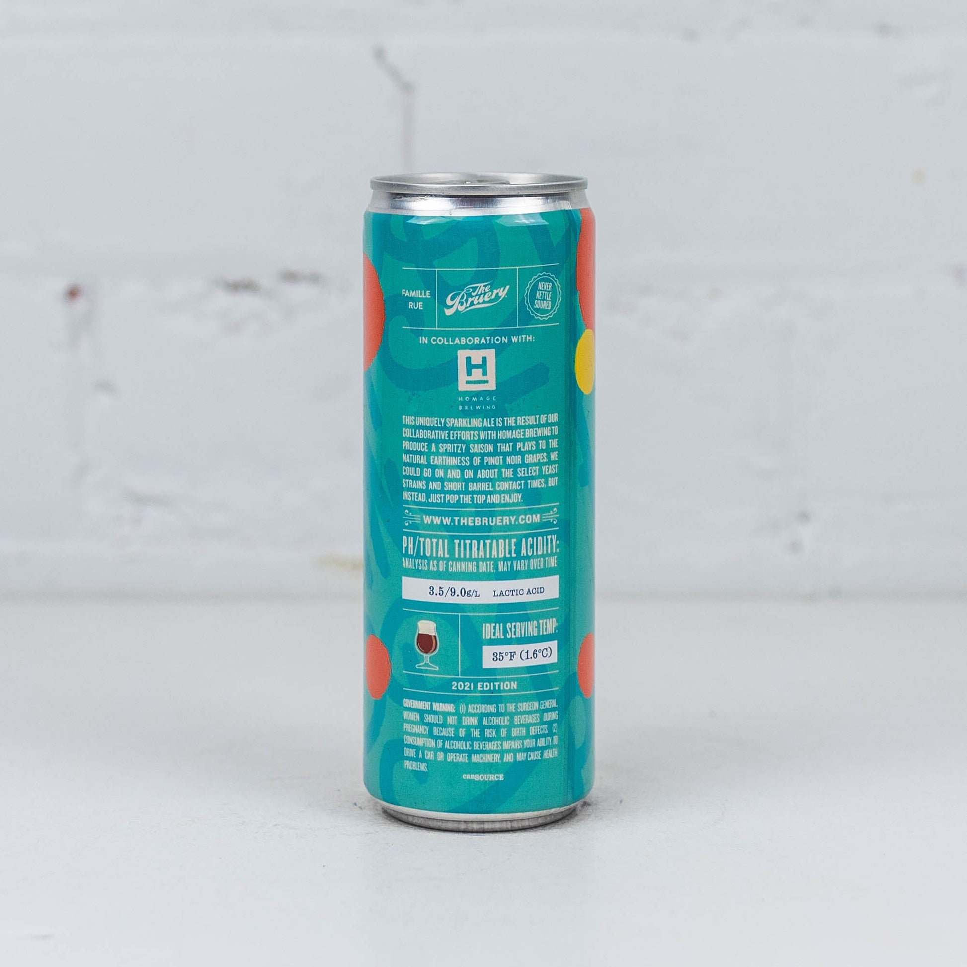 Bruery Terreux - Pinot Pop Oak Aged Sparkling Ale 355ml