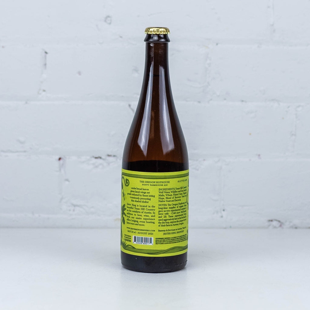 Jester King - The Oregon Hophouse Farmhouse Ale 750ml