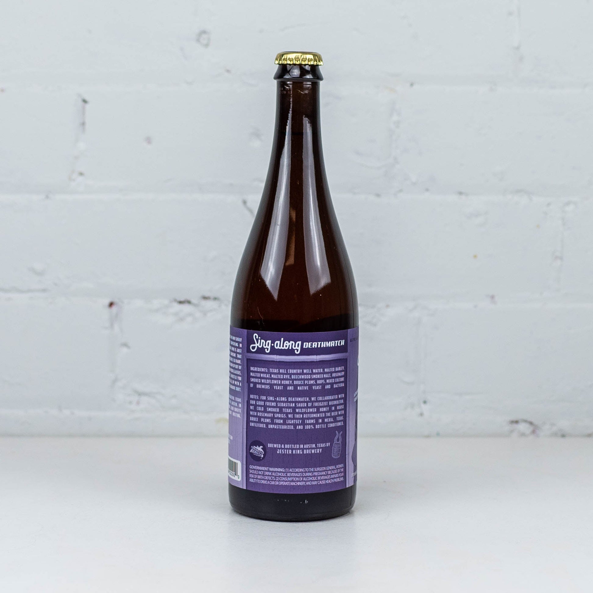 Jester King - Sing Along Deathmatch Farmhouse Ale 750ml