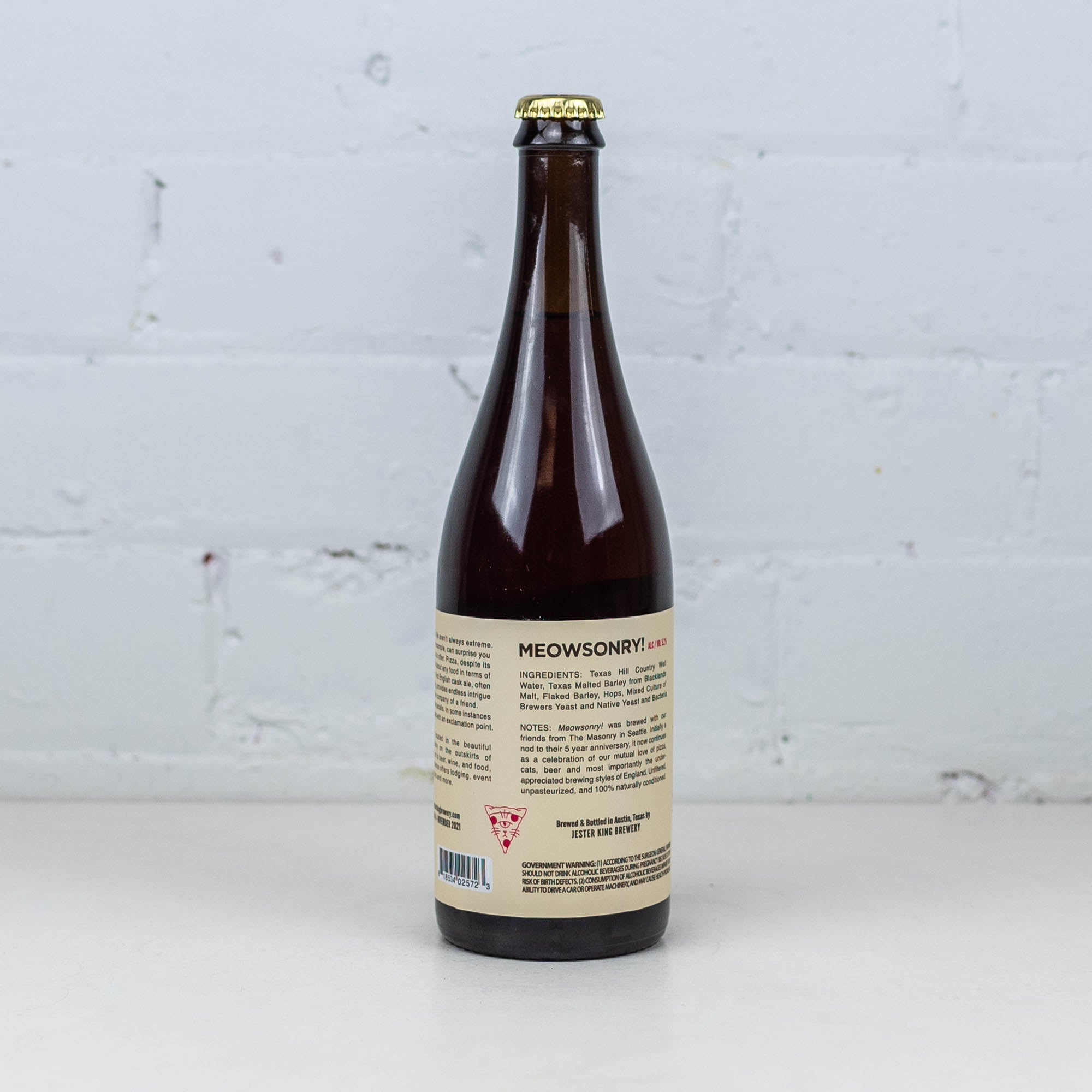 Jester King - Meowsonry Best Bitter Farmhouse Ale 750ml