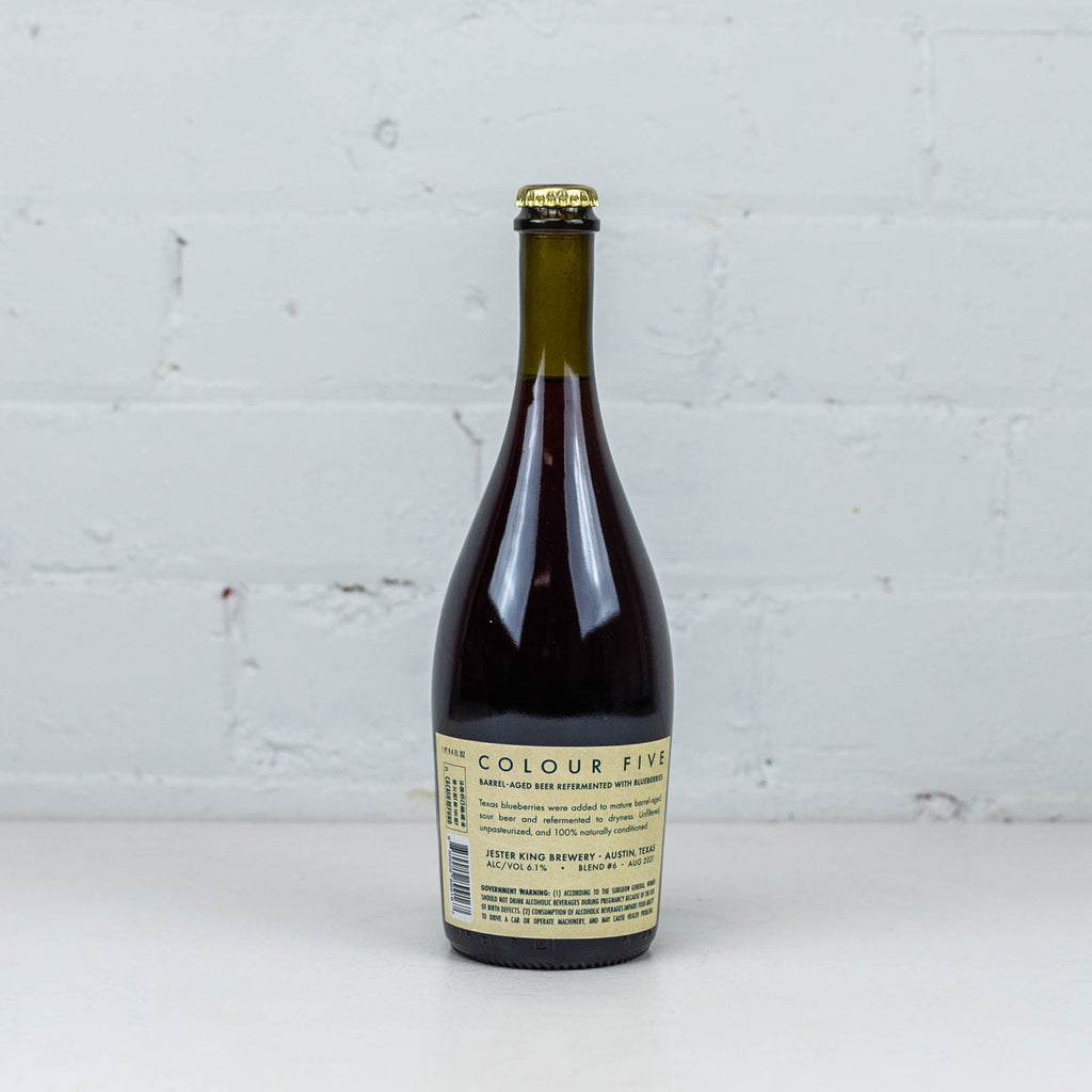 Jester King - Colour Five Blend 6 Blueberry Wild Ale 750ml