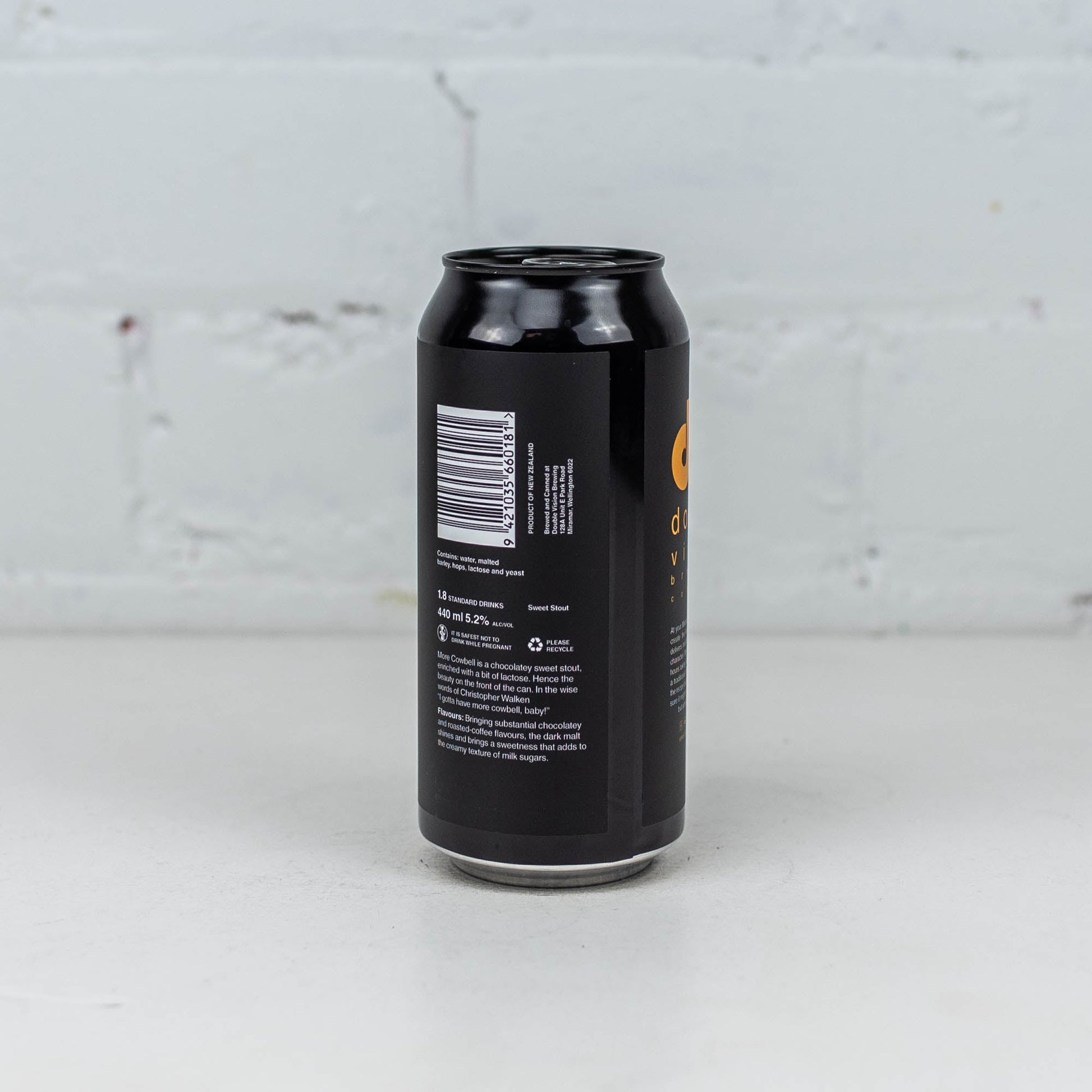 Double Vision - More Cowbell Milk Stout 440ml