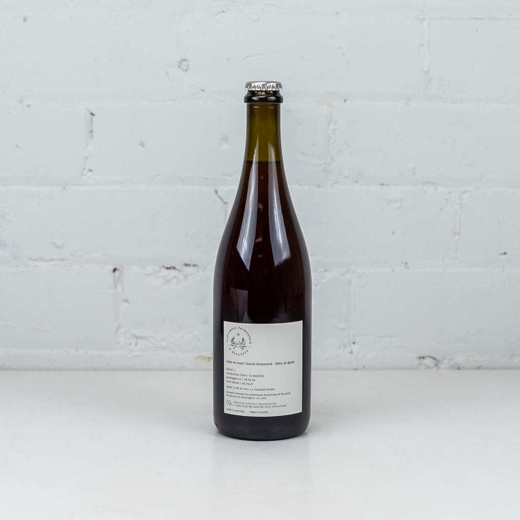 Sobremesa - Vibes on Toast Biere de Garde 750ml