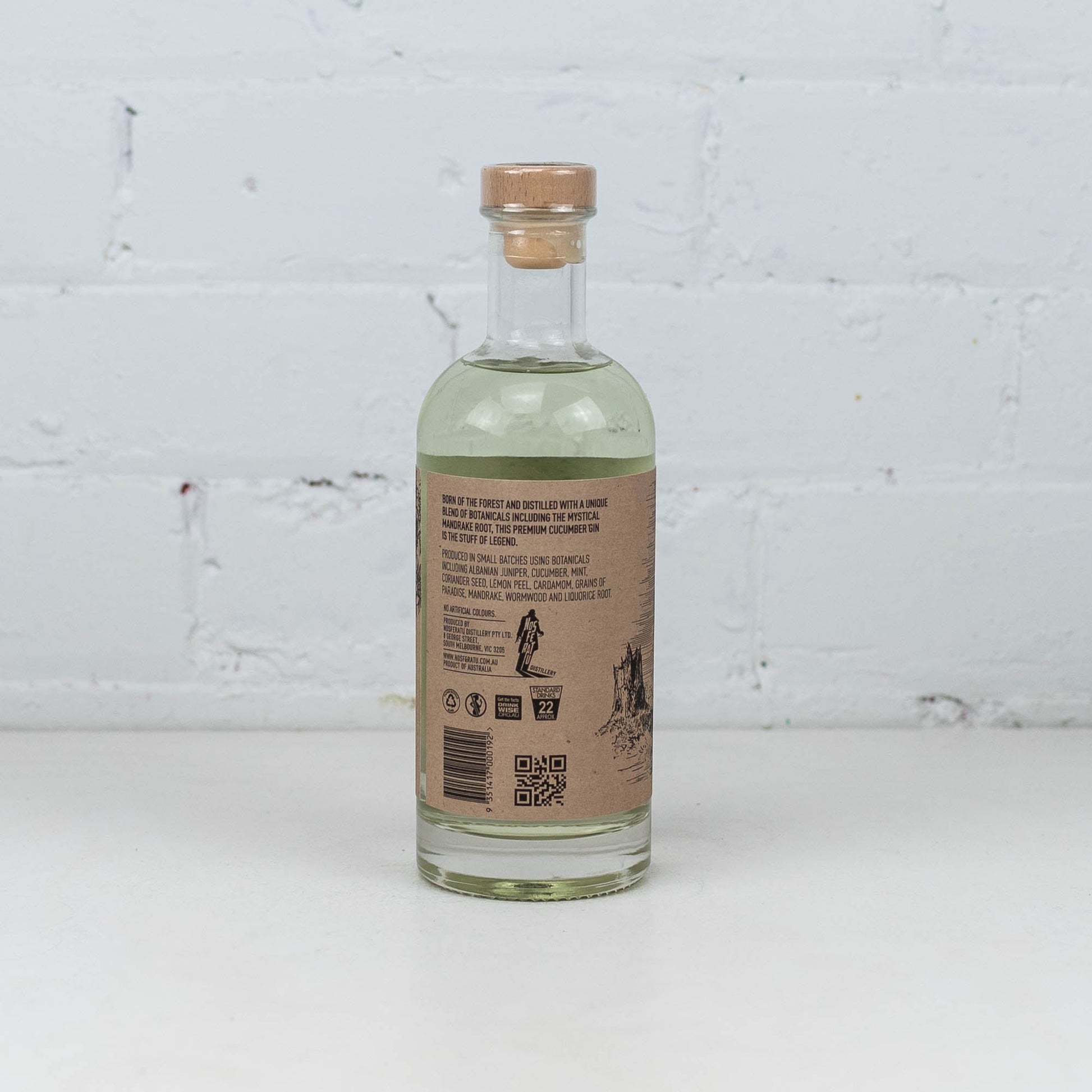 Nosferatu - Mandrake Cucumber & Mint Gin 700ml