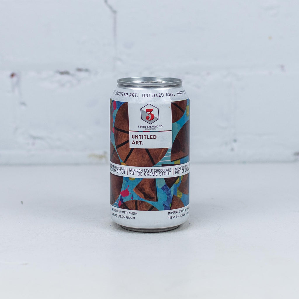 Untitled Art x 3 Sons 'Mexican Chocolate Pot de Creme' Imperial Stout