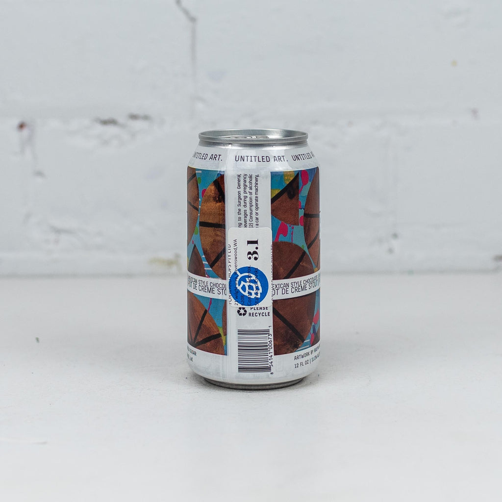 Untitled Art x 3 Sons 'Mexican Chocolate Pot de Creme' Imperial Stout