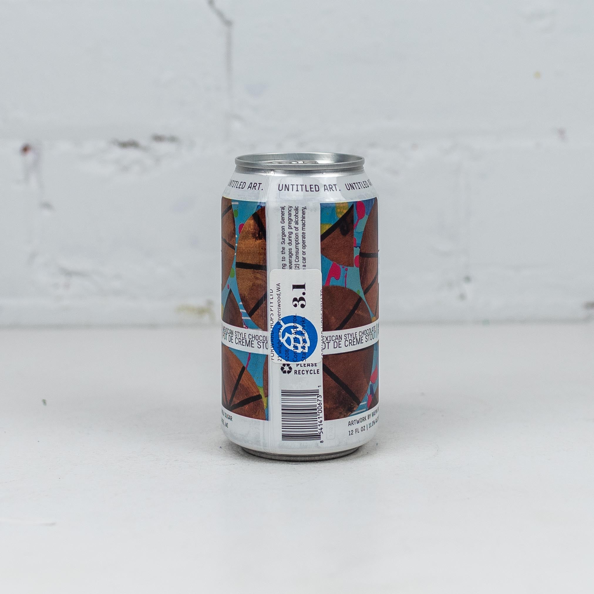 Untitled Art x 3 Sons 'Mexican Chocolate Pot de Creme' Imperial Stout