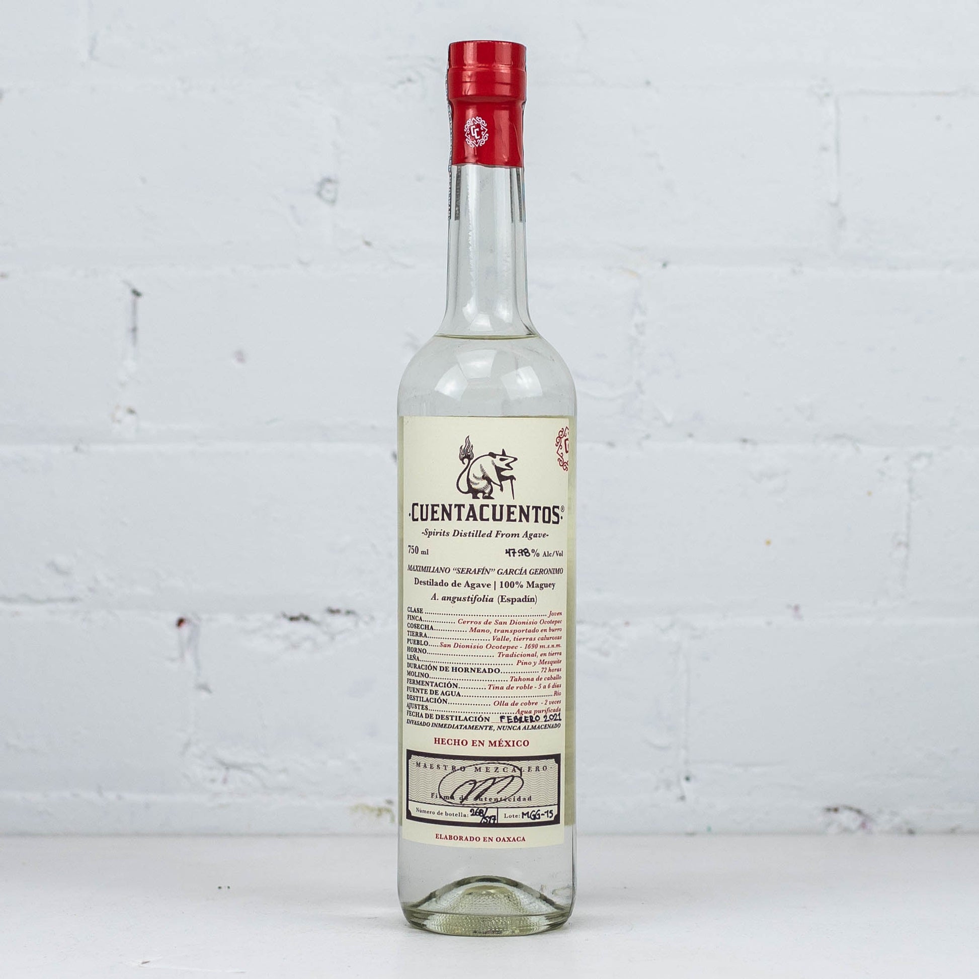 Cuentacuentos - Maximiliano Serafin Garcia Espadin 750ml