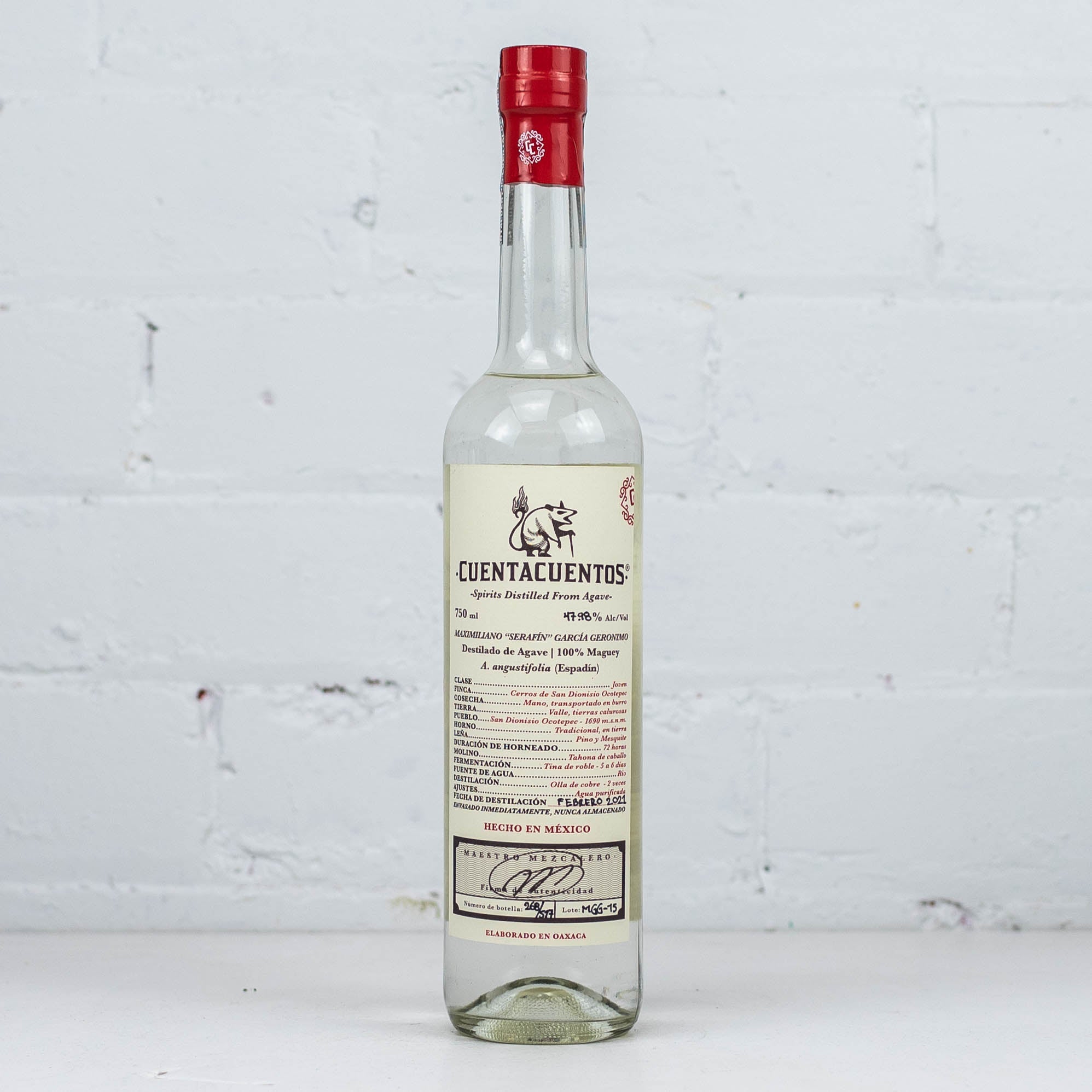 Cuentacuentos - Maximiliano Serafin Garcia Espadin 750ml