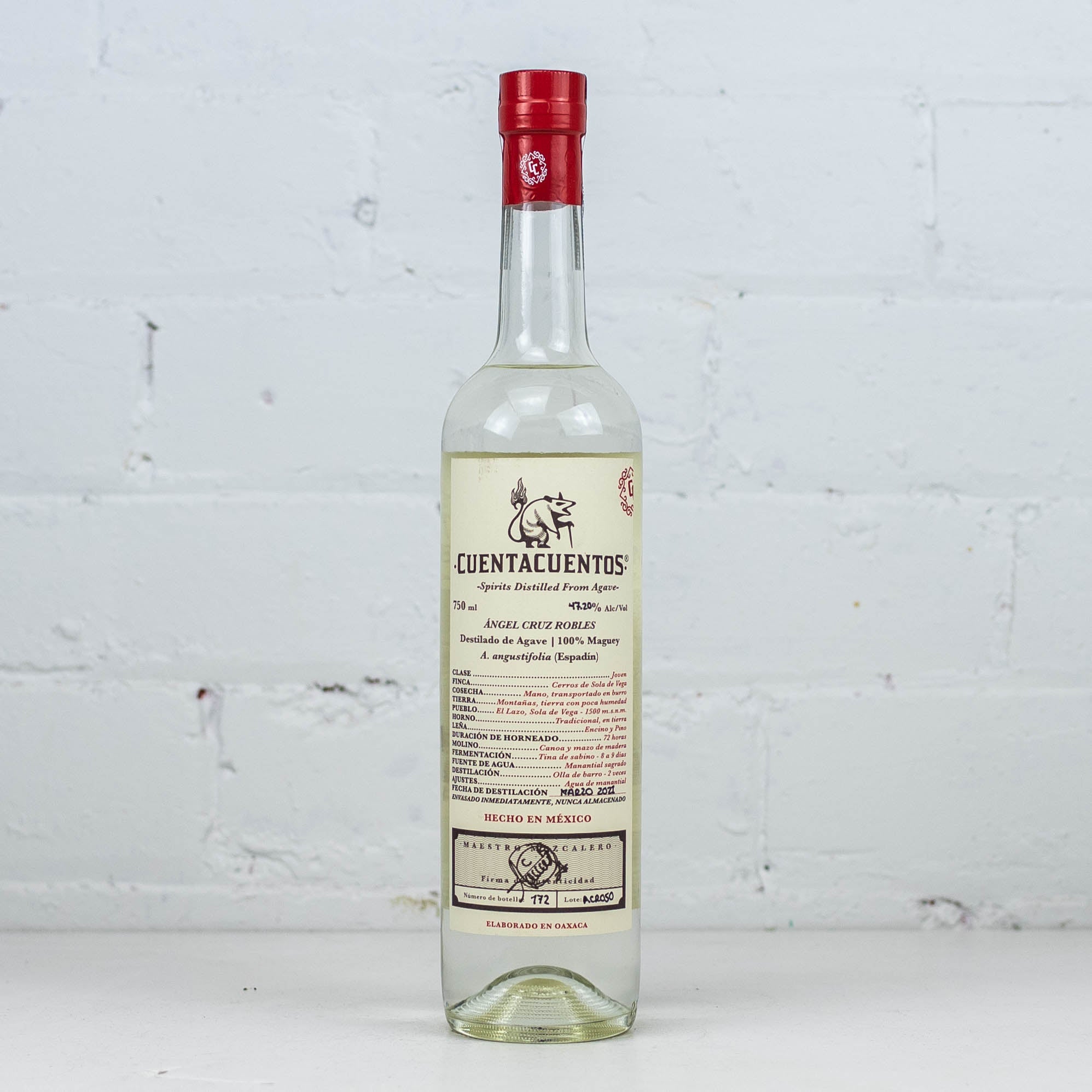 Cuentacuentos - Angel Cruz Robles Espadin 750ml