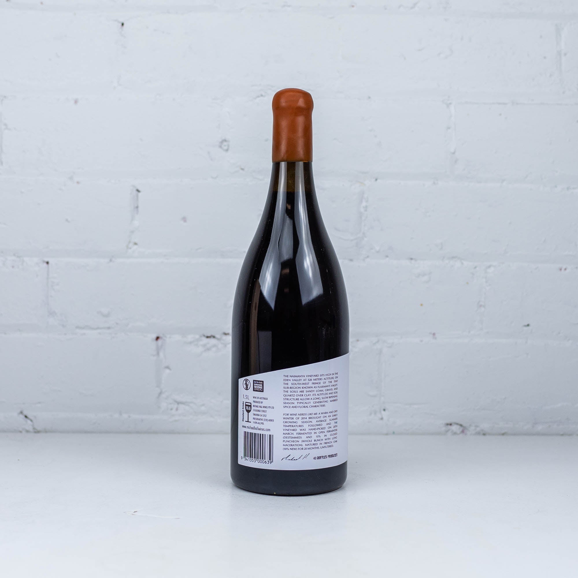 Michael Hall - Flaxman's Valley Syrah 2015 1.5L