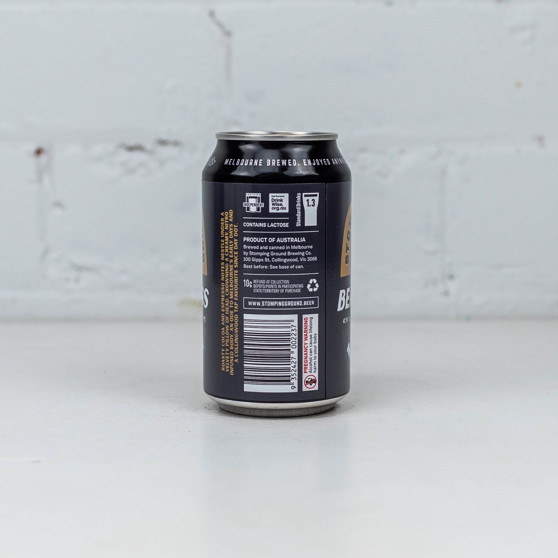 Stomping Ground - Bearbrass Nitro Milk Stout 355ml