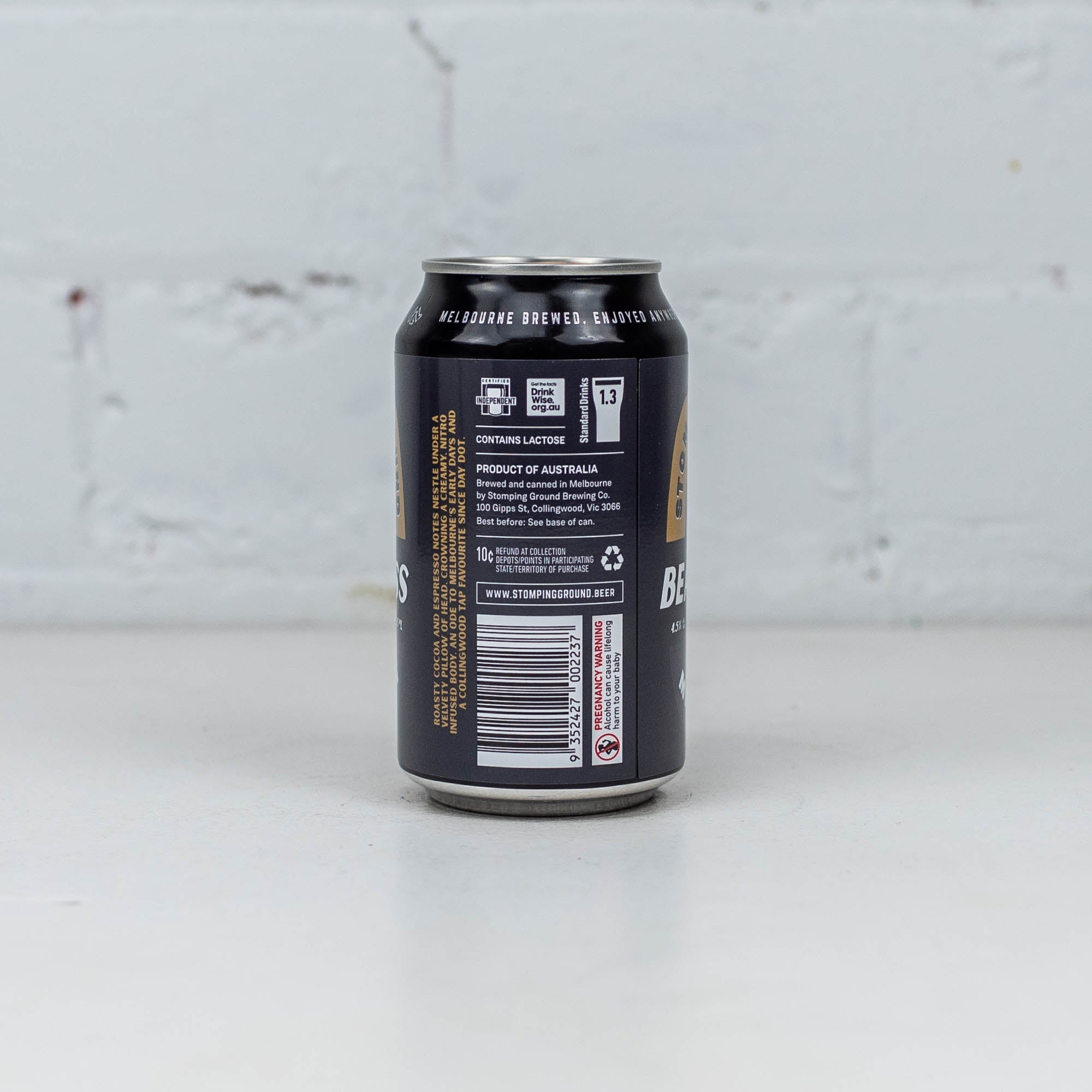 Stomping Ground - Bearbrass Nitro Milk Stout 355ml