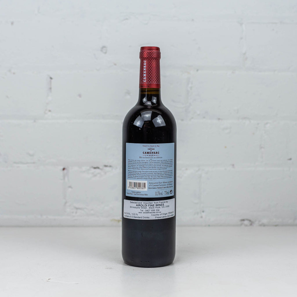 Chateau de Camensac - Haut-Medoc Grand Cru Classe 2016 750ml