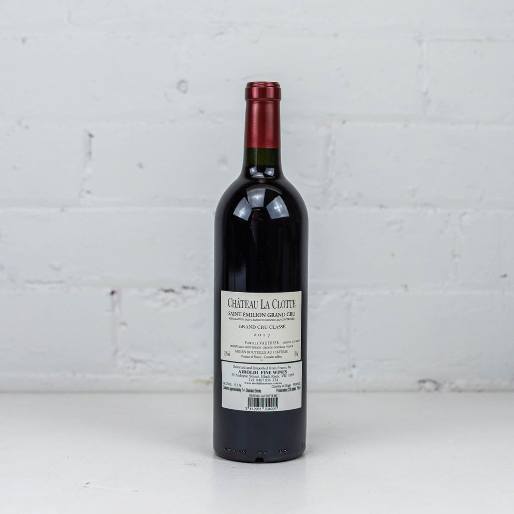 Chateau La Clotte - Saint Emilion Grand Cru Classe 2017 750ml