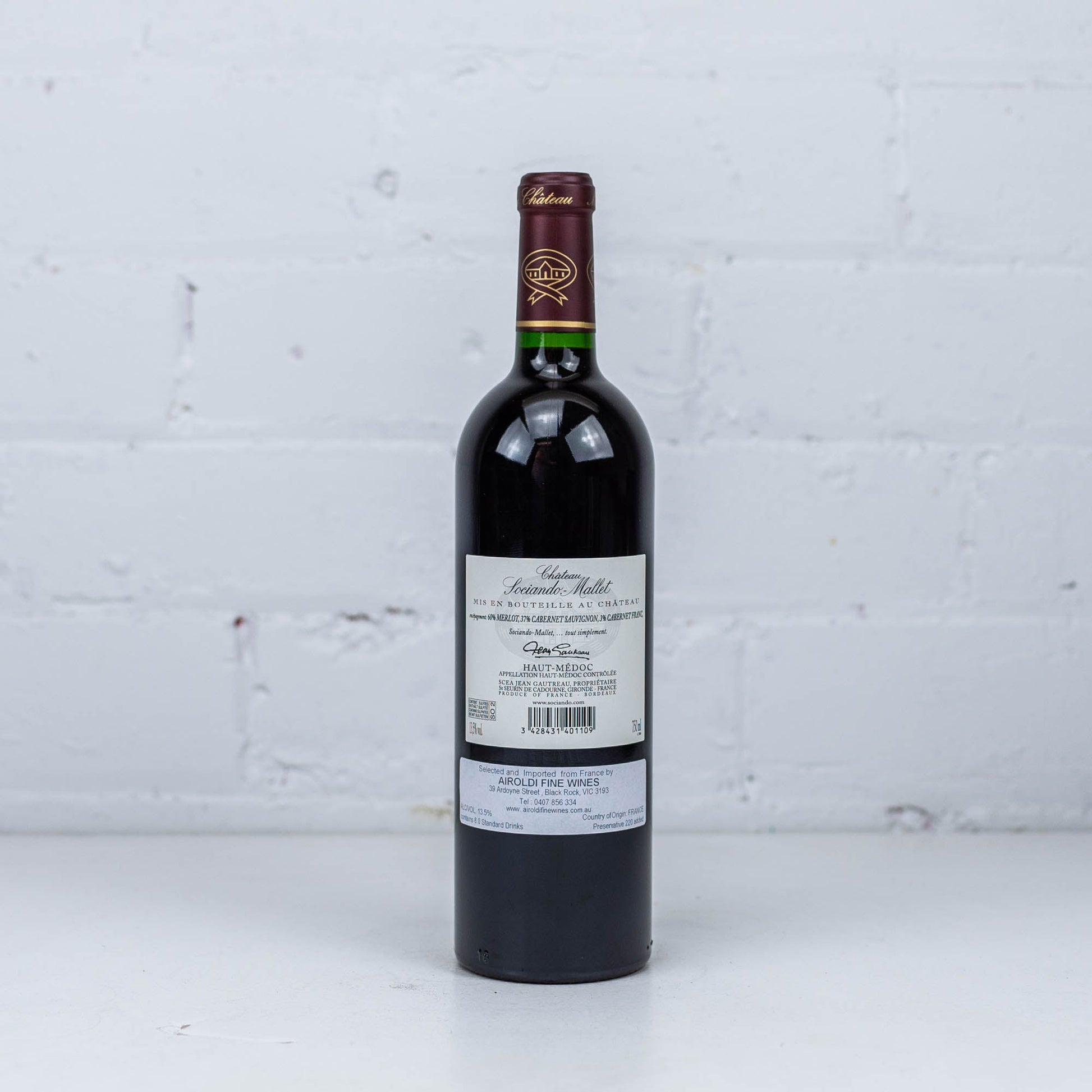 Chateau Sociando Mallet - Haut-Medoc 2014 750ml
