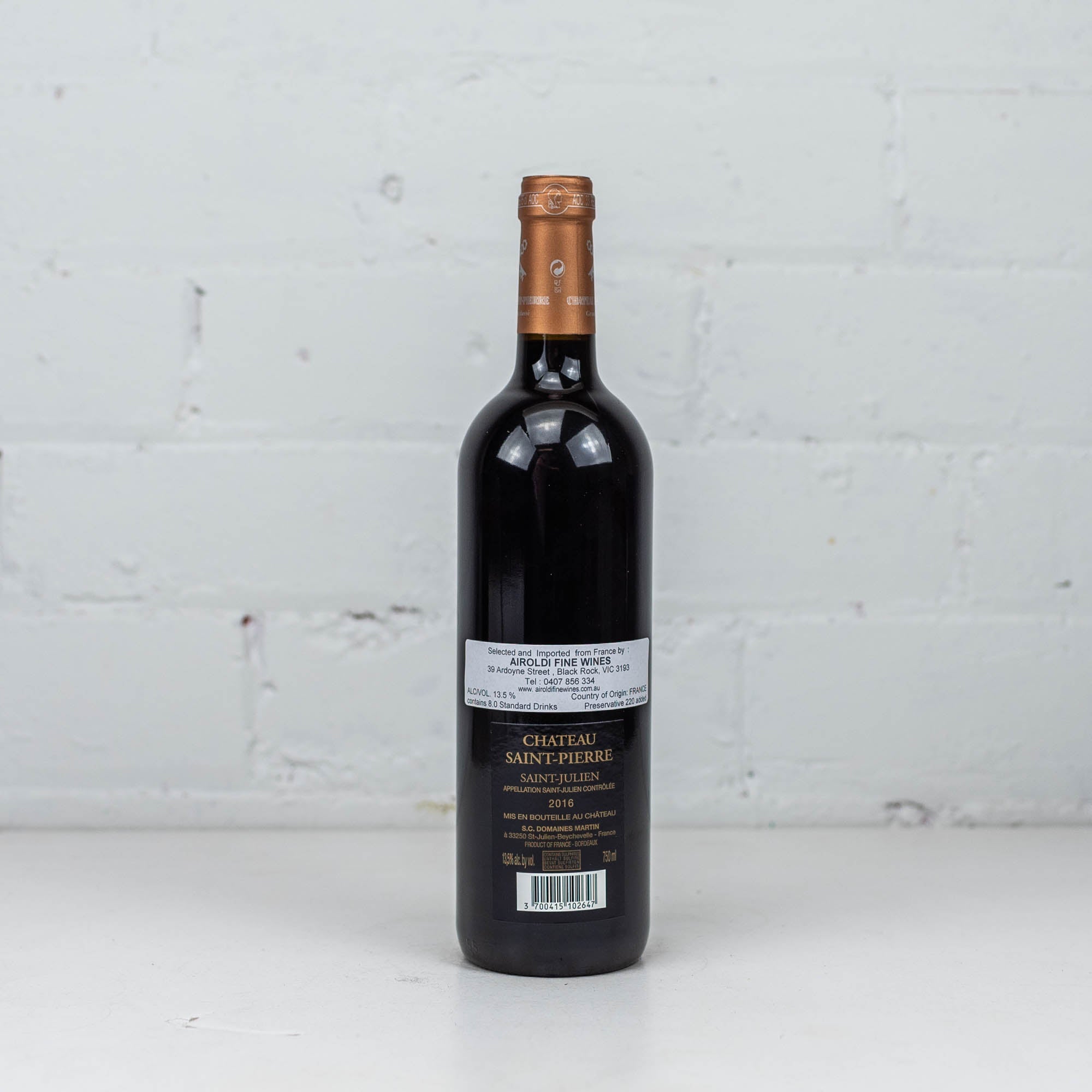 Chateau Saint-Pierre - Saint-Julien Grand Cru Classe 2016 750ml