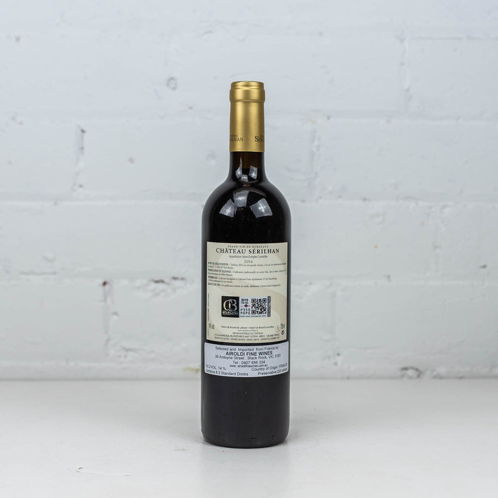 Chateau Serilhan - Saint-Estephe 2016 750ml