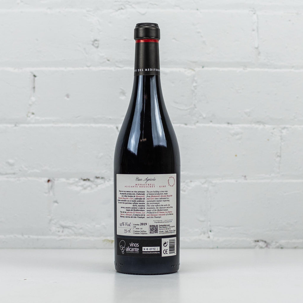 Pepe Mendoza - Casa Agricola Monastrell Giro 2019 750ml