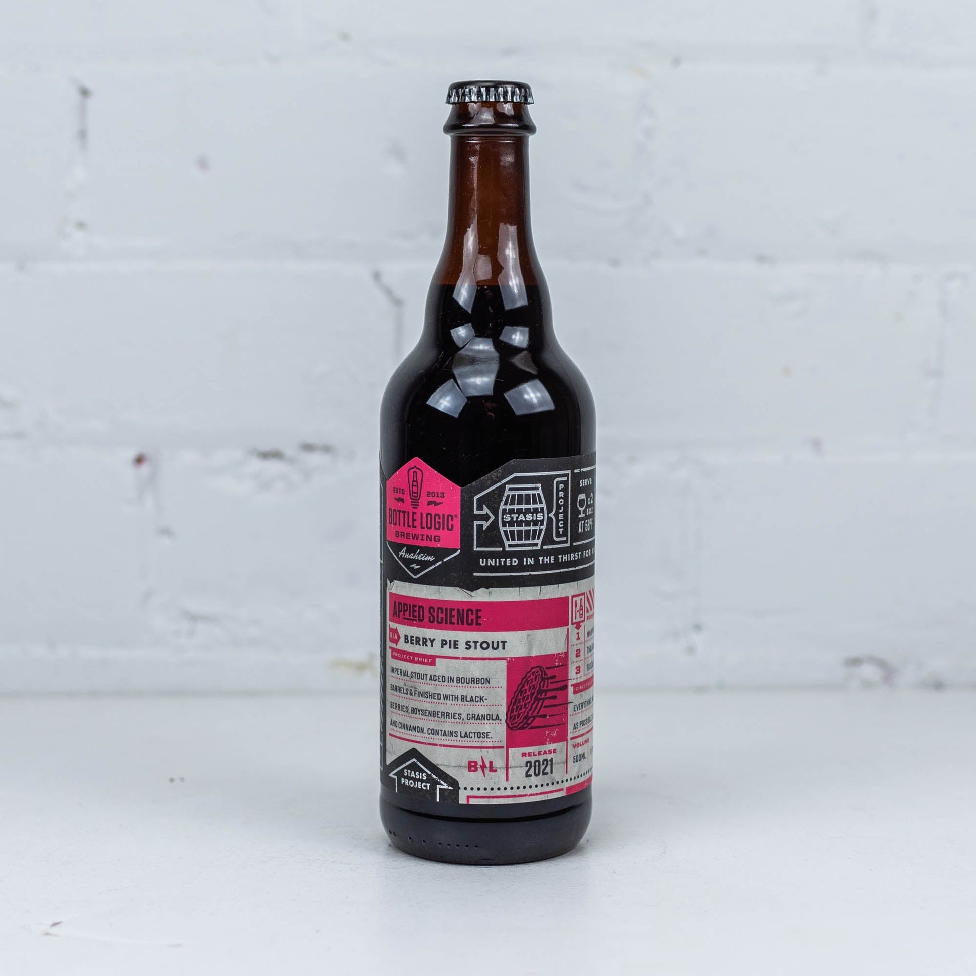 Bottle Logic - Appied Science BA Berry Pie Imperial Stout 2021 500ml