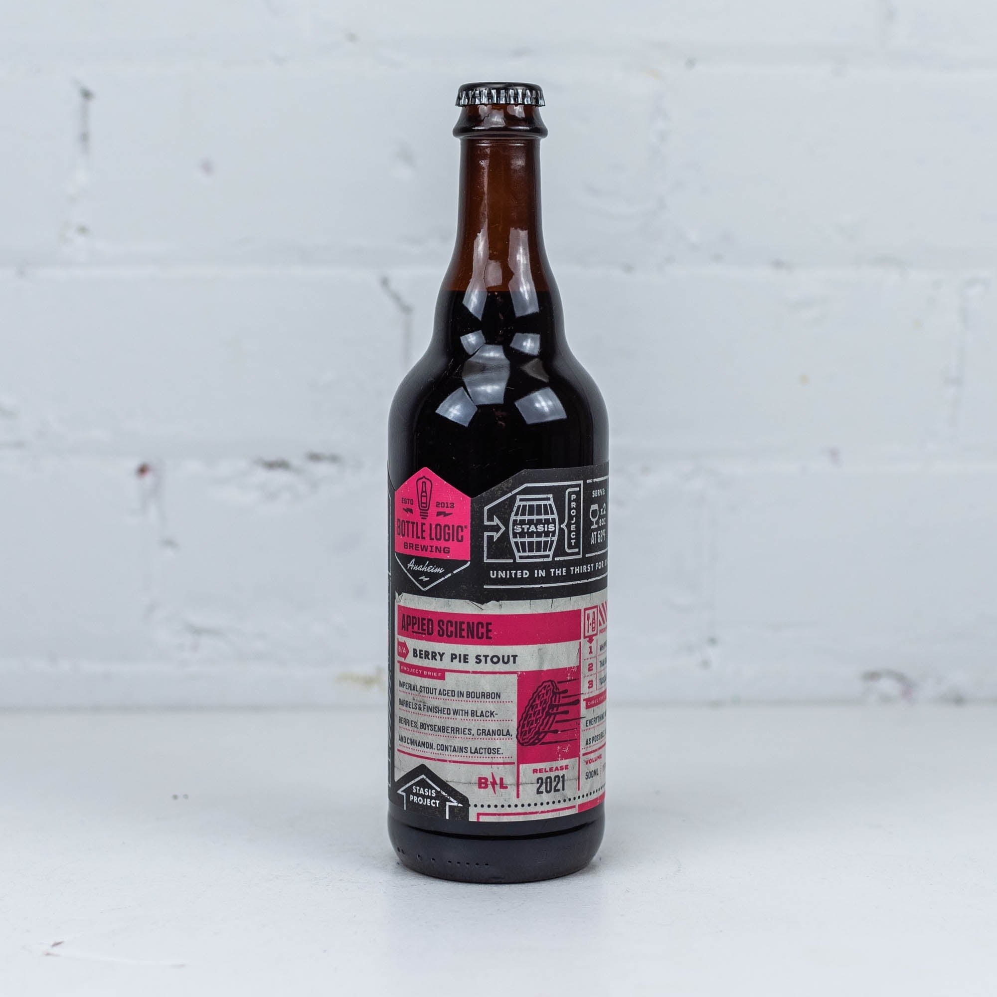 Bottle Logic - Appied Science BA Berry Pie Imperial Stout 2021 500ml