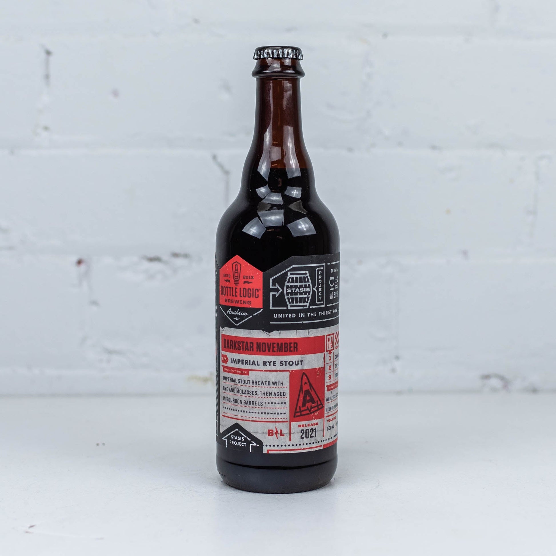 Bottle Logic - Darkstar November Imperial Rye Stout 2021 500ml