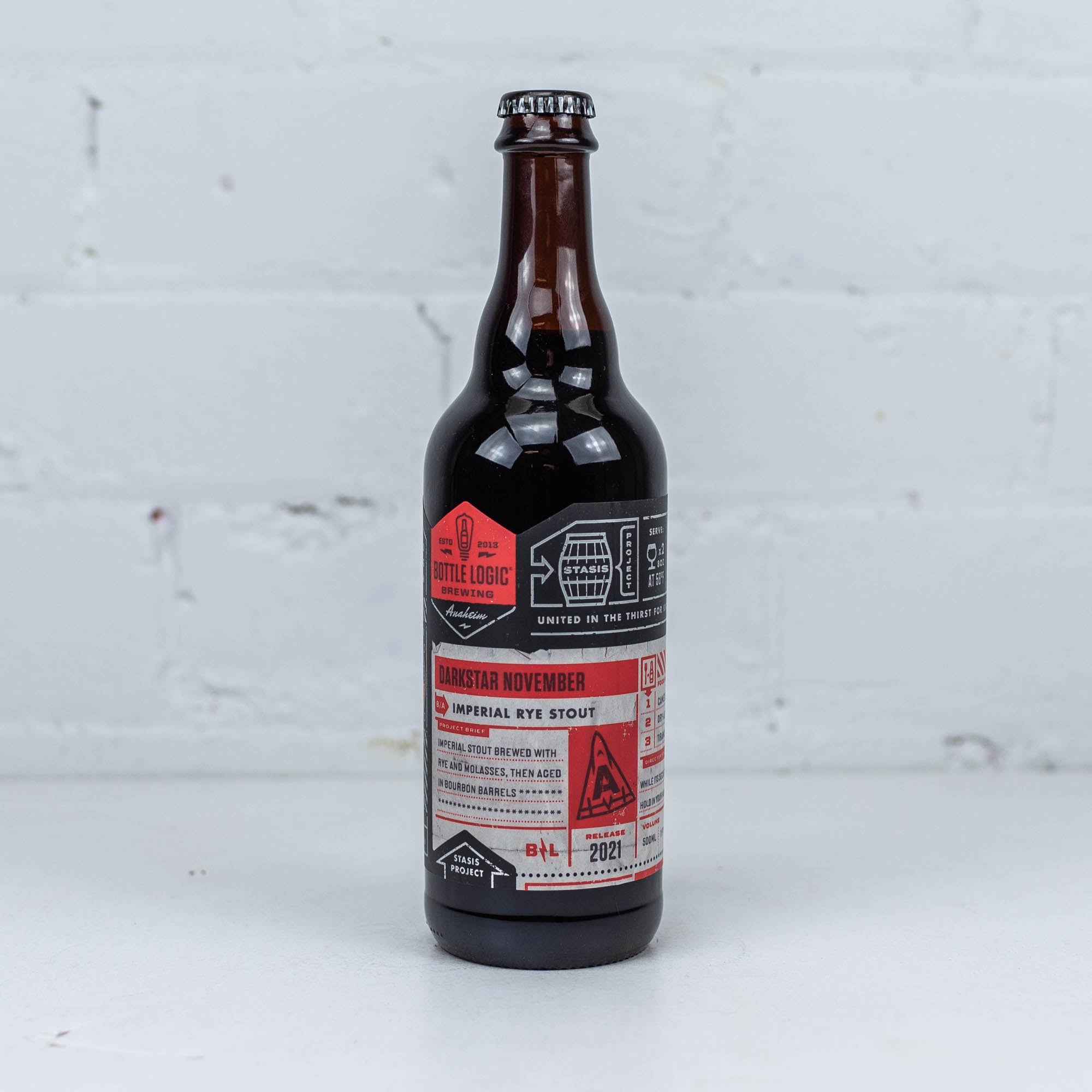 Bottle Logic - Darkstar November Imperial Rye Stout 2021 500ml