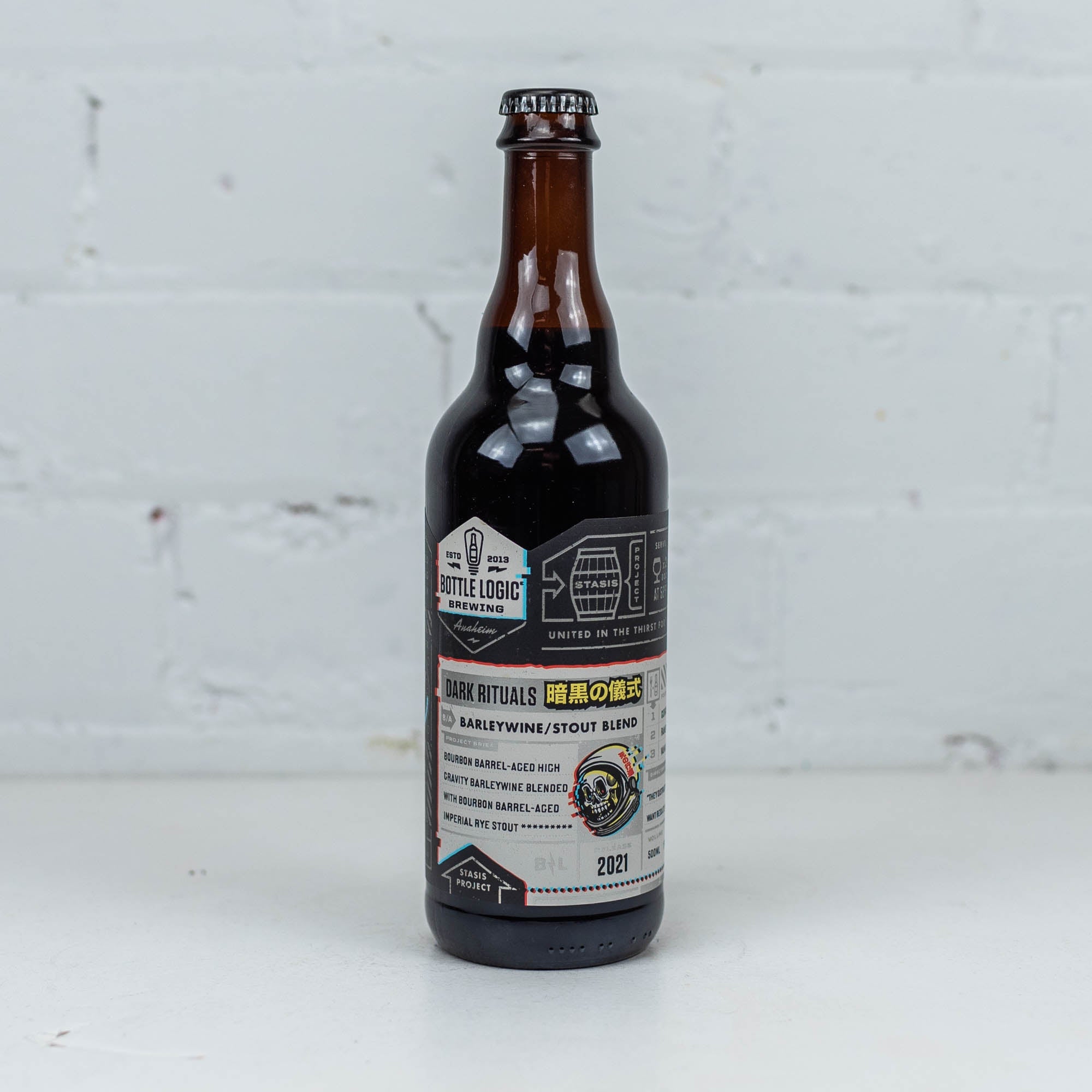Bottle Logic - Dark Rituals Barleywine / Stout Blend 2021 500ml