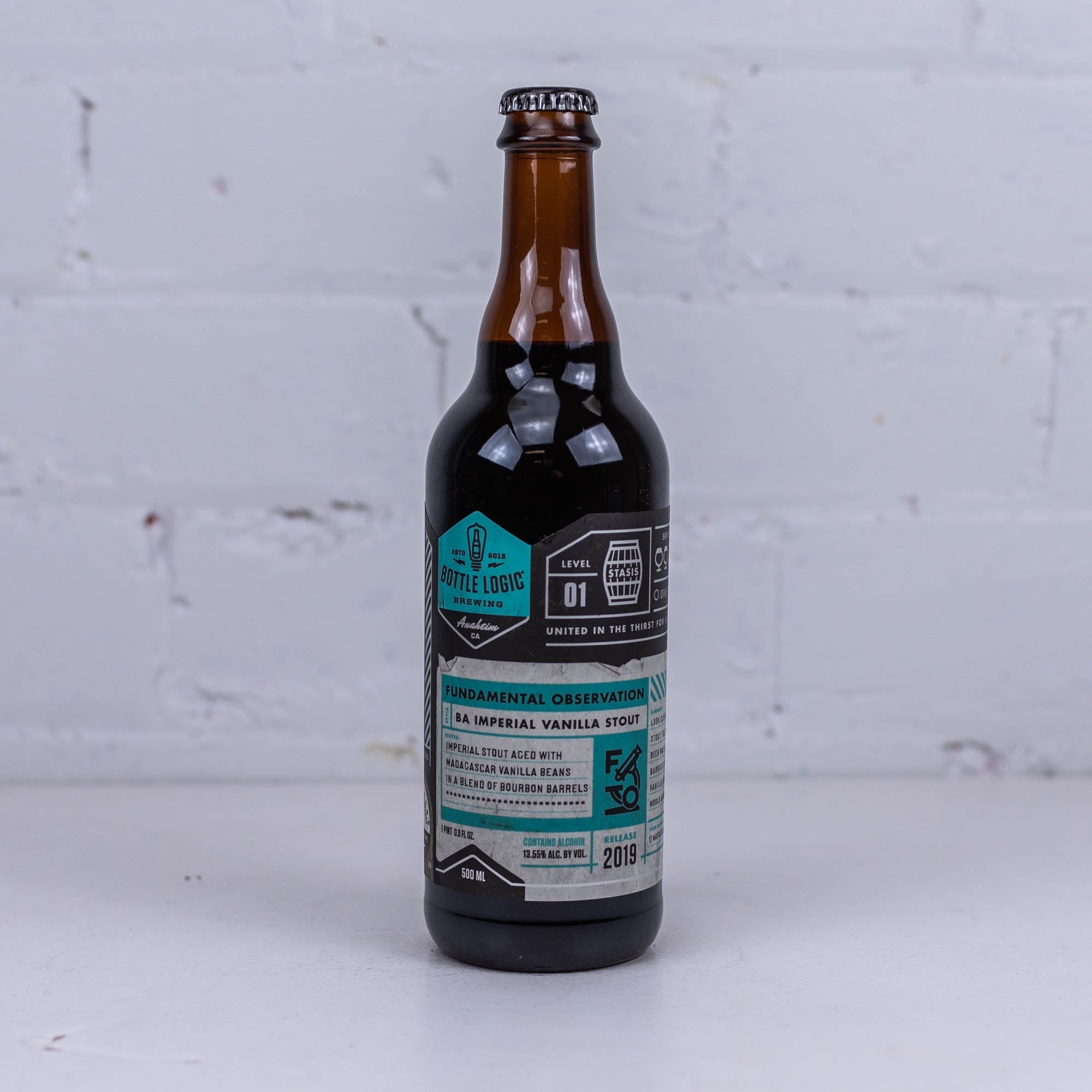 Bottle Logic - Fundamental Observation BA Imperial Vanilla Stout 2019 500ml