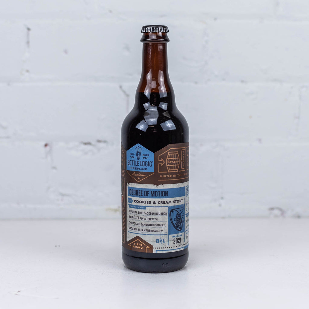 Bottle Logic - Degree of Motion BA Cookies & Cream Imperial Stout 2021 500ml