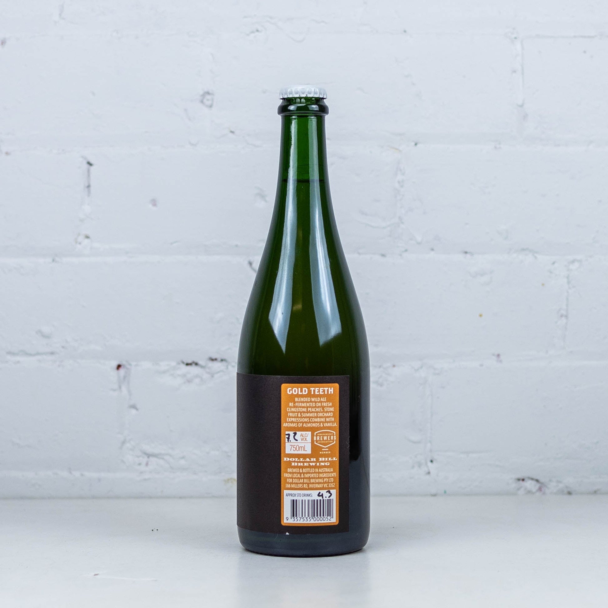 Dollar Bill - Gold Teeth BA Peach Sour Ale 2022 750ml