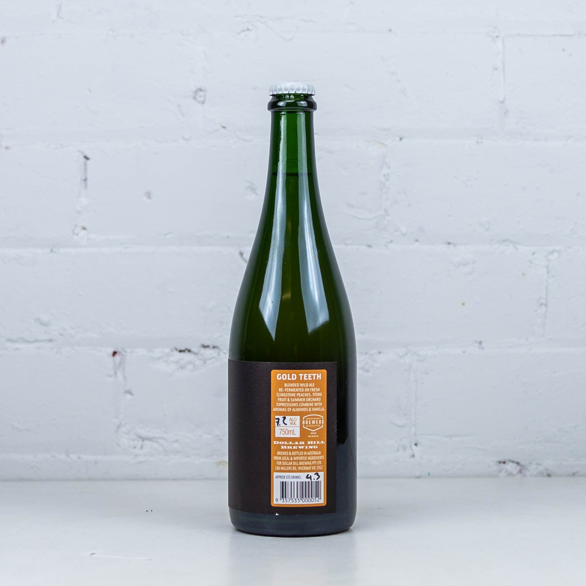Dollar Bill - Gold Teeth BA Peach Sour Ale 2022 750ml