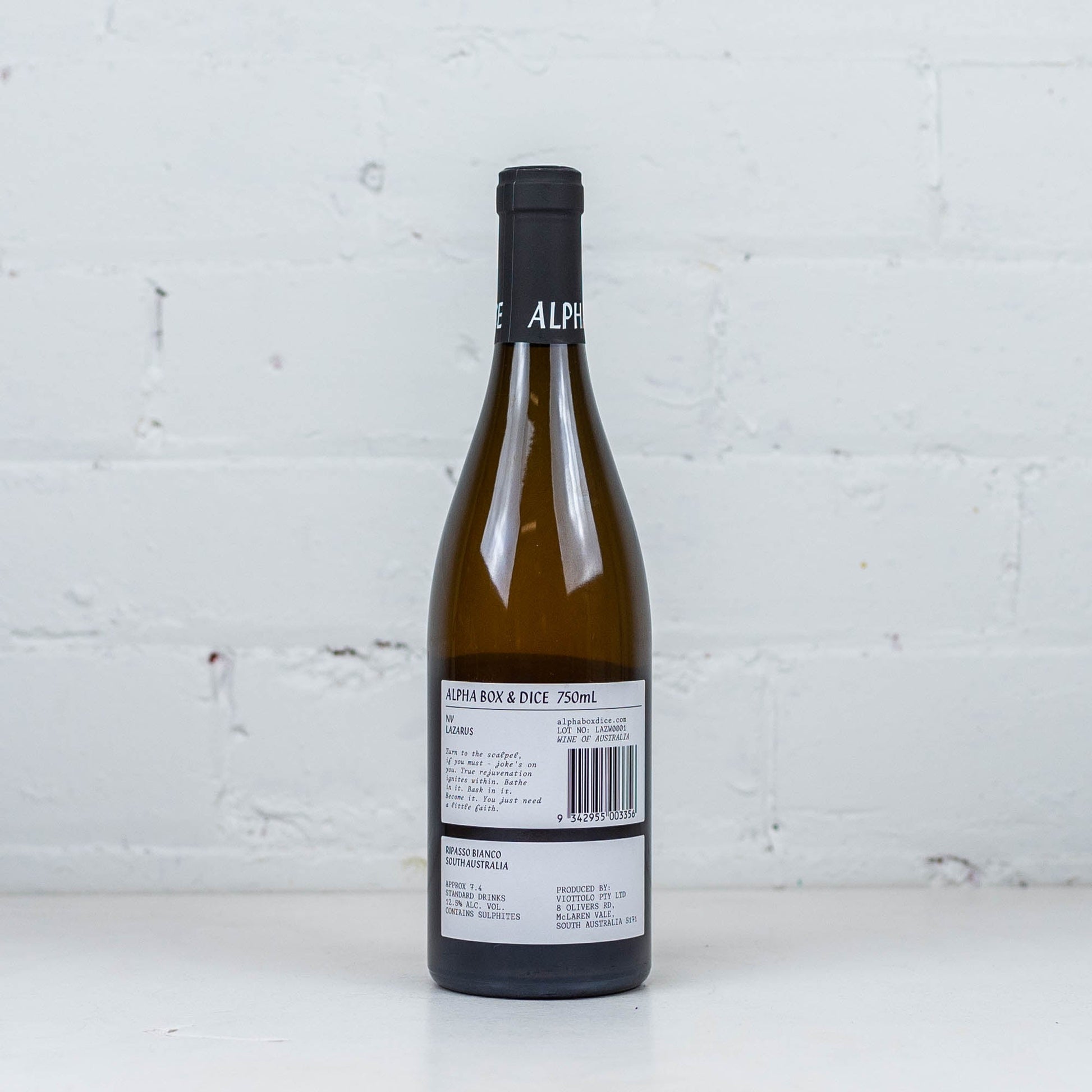 Alpha Box & Dice - Lazarus Ripasso NV 750ml