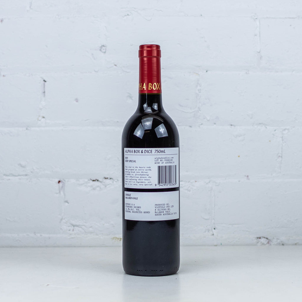 Alpha Box & Dice - Very Special Shiraz 2023 750ml
