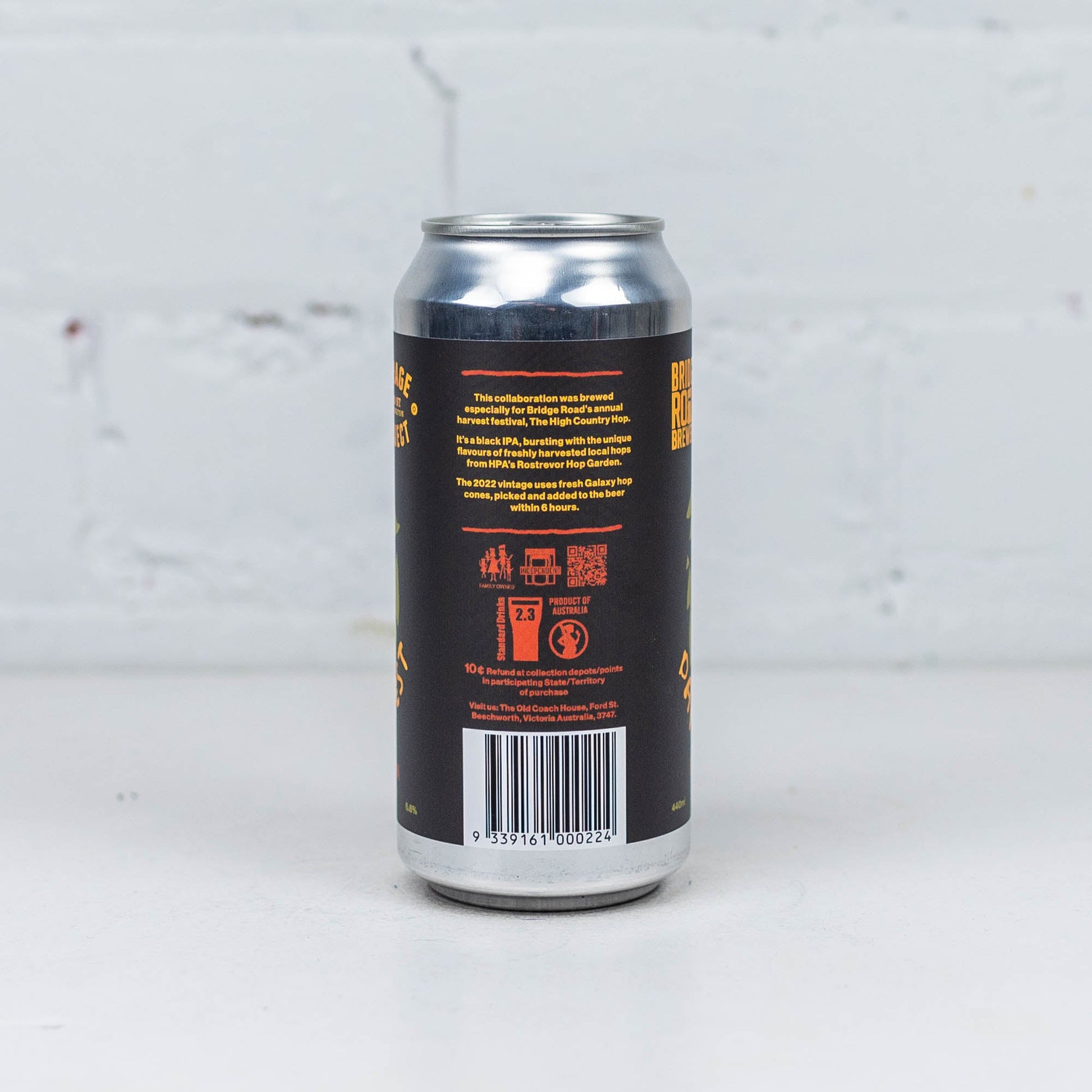 Bridge Road x Garage Project 'Dark Harvest' Fresh Hop Black IPA
