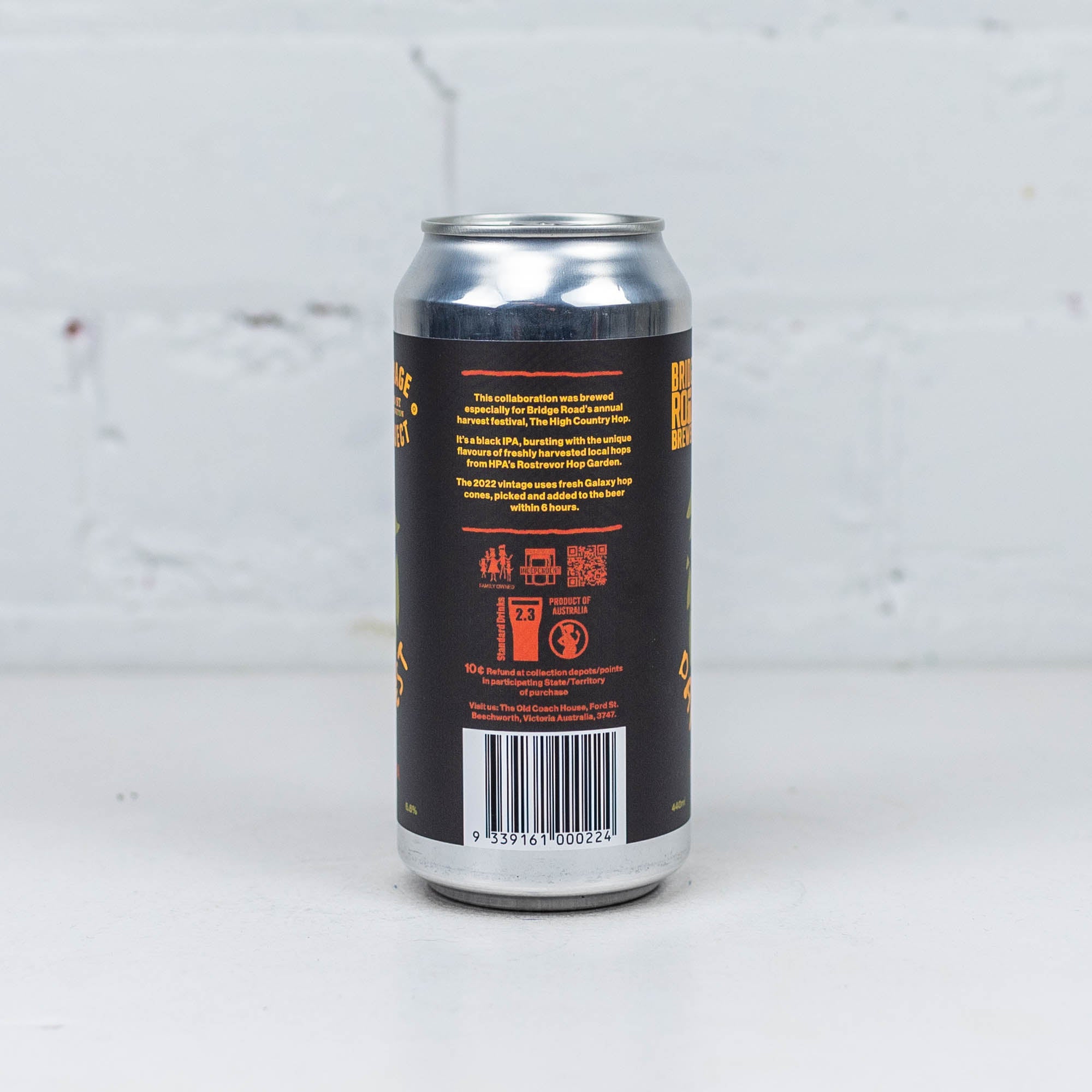 Bridge Road x Garage Project 'Dark Harvest' Fresh Hop Black IPA